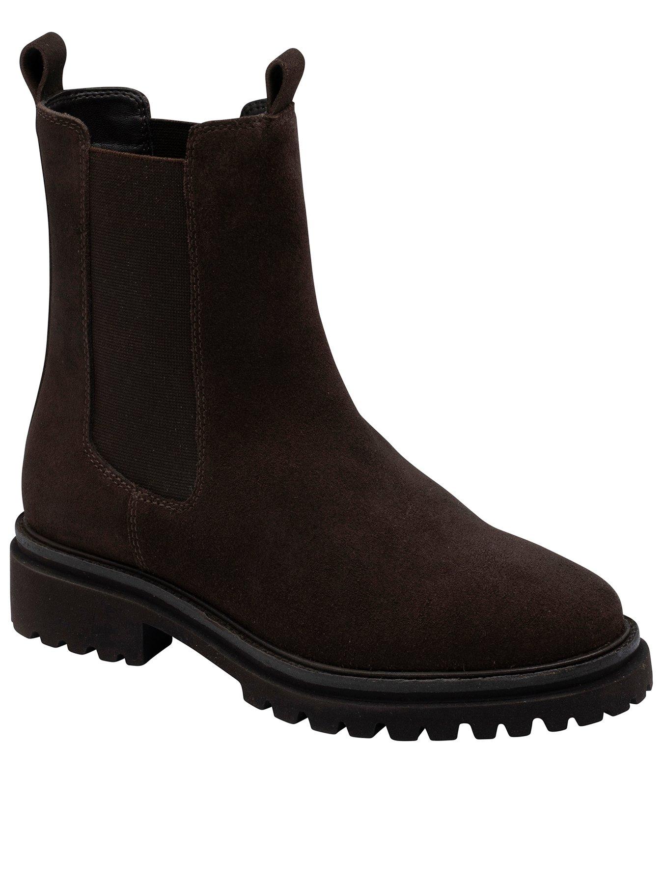 Image 1 of 4 of Ravel Stoak Biker Suede Boot - Brown