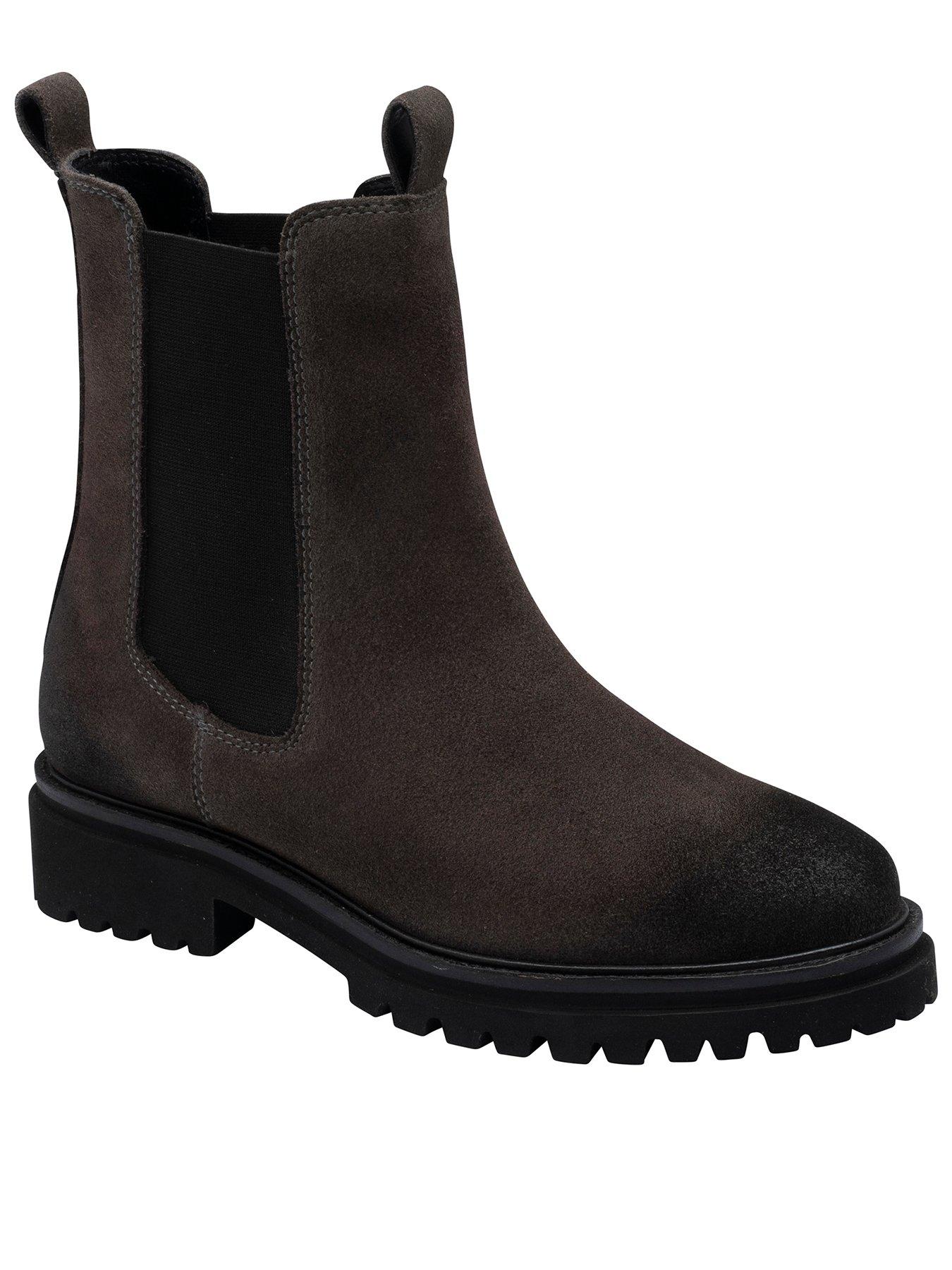 Ravel Women's Grey 'Stoak' Suede Pull-On Ankle Boots In | : Size 5 - Image 5