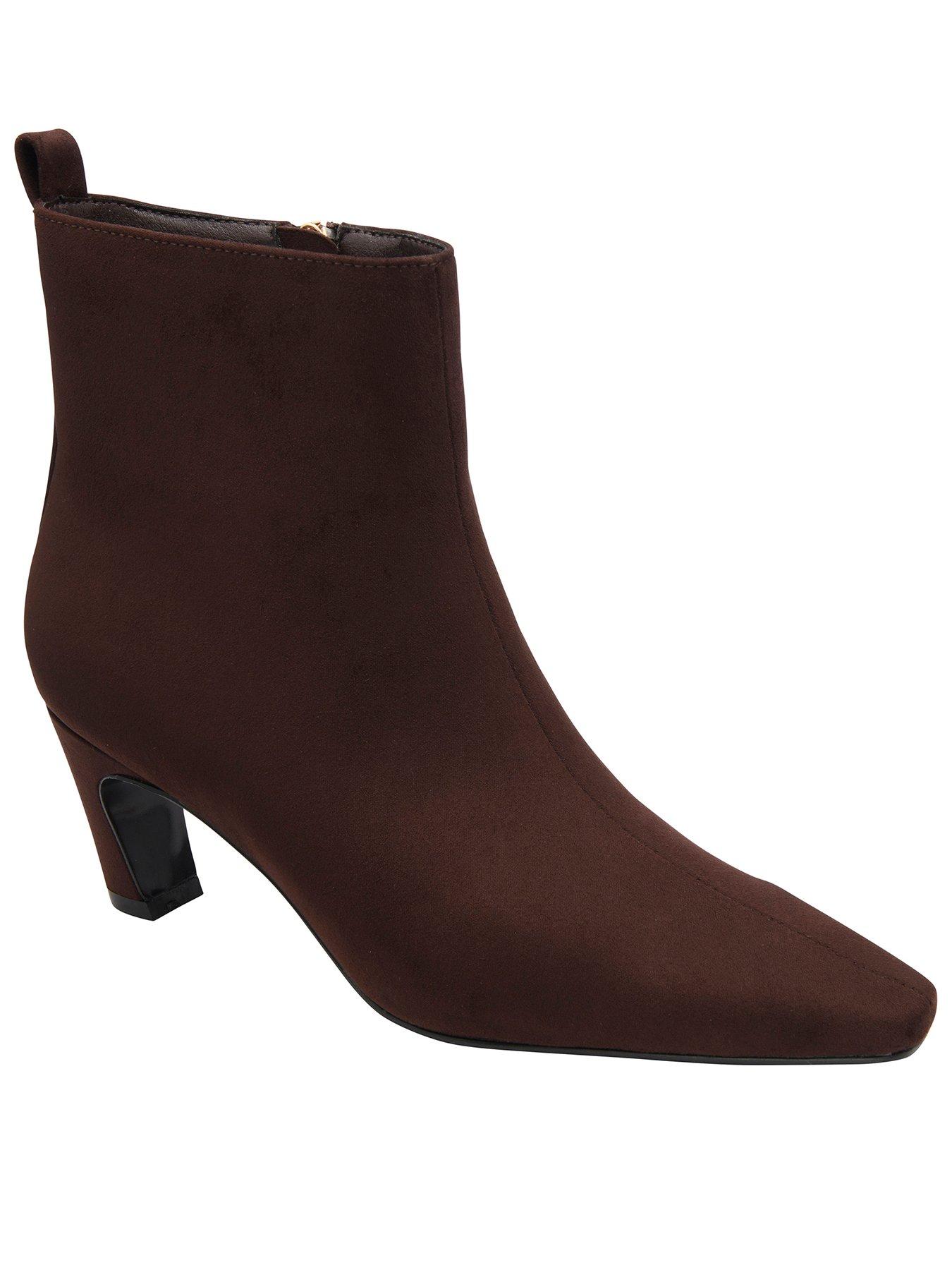 Ravel Murbury Kitten Heel Ankle Boot, Brown, Size 8, Women
