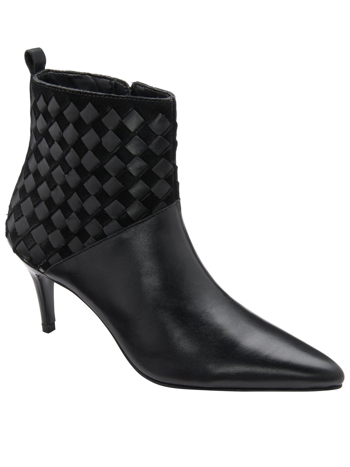 Ravel Women's Black Leather 'Bosley' Pointed-Toe Boots | Size: 6 - Image 3