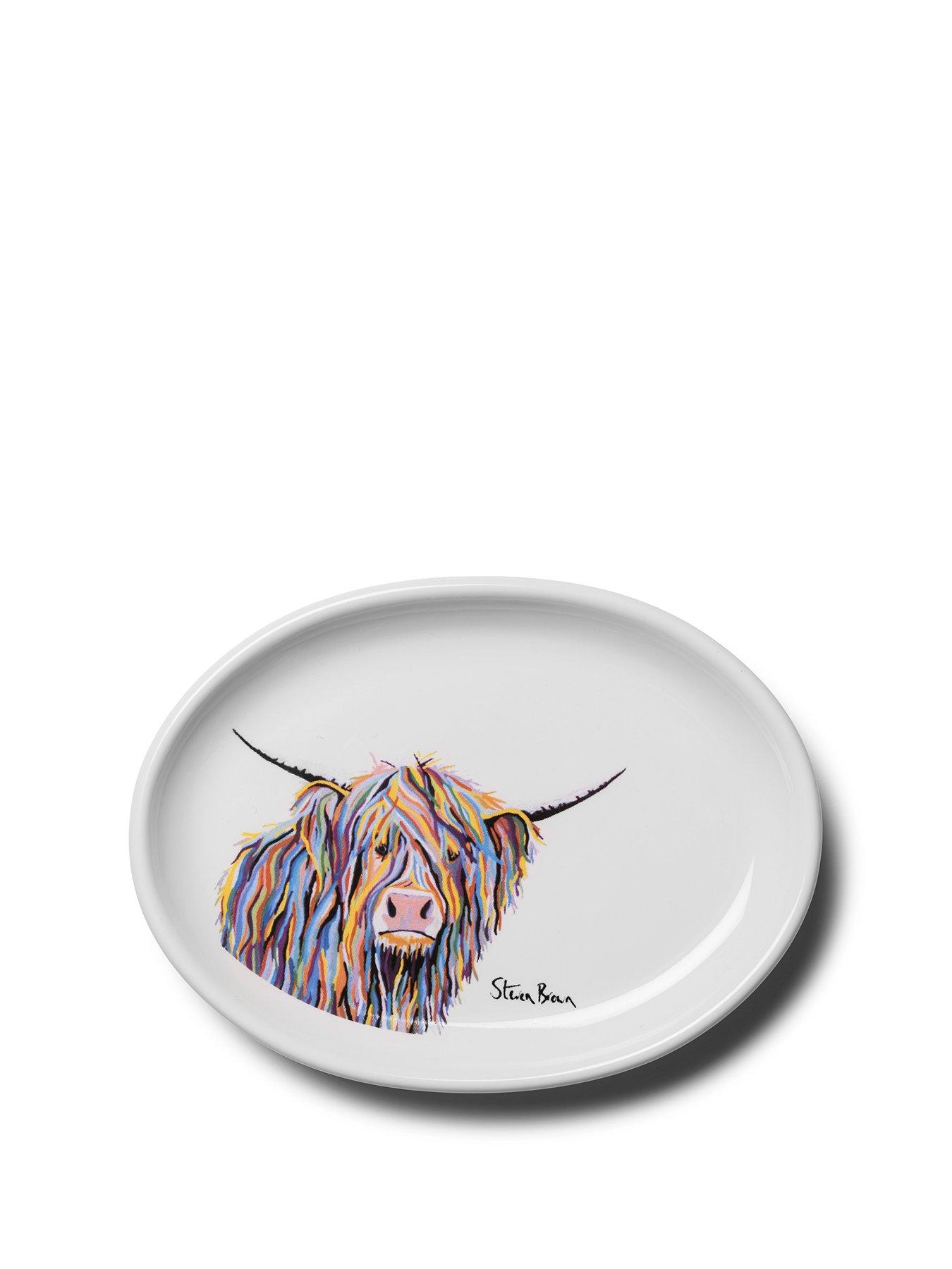 Image 2 of 6 of Croydex Steven Brown Ceramic Soap Dish - Angus Mccoo