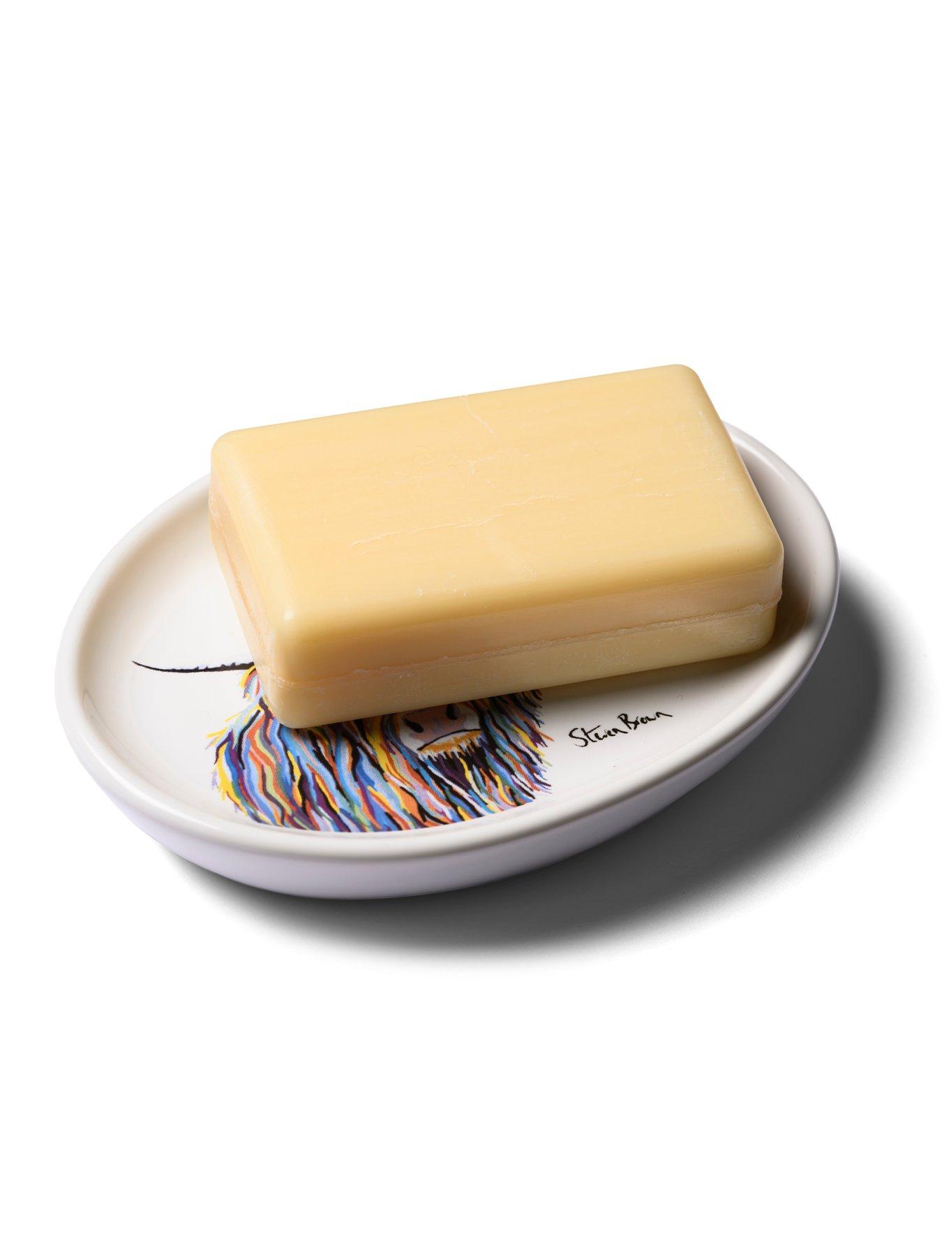 Image 4 of 6 of Croydex Steven Brown Ceramic Soap Dish - Angus Mccoo