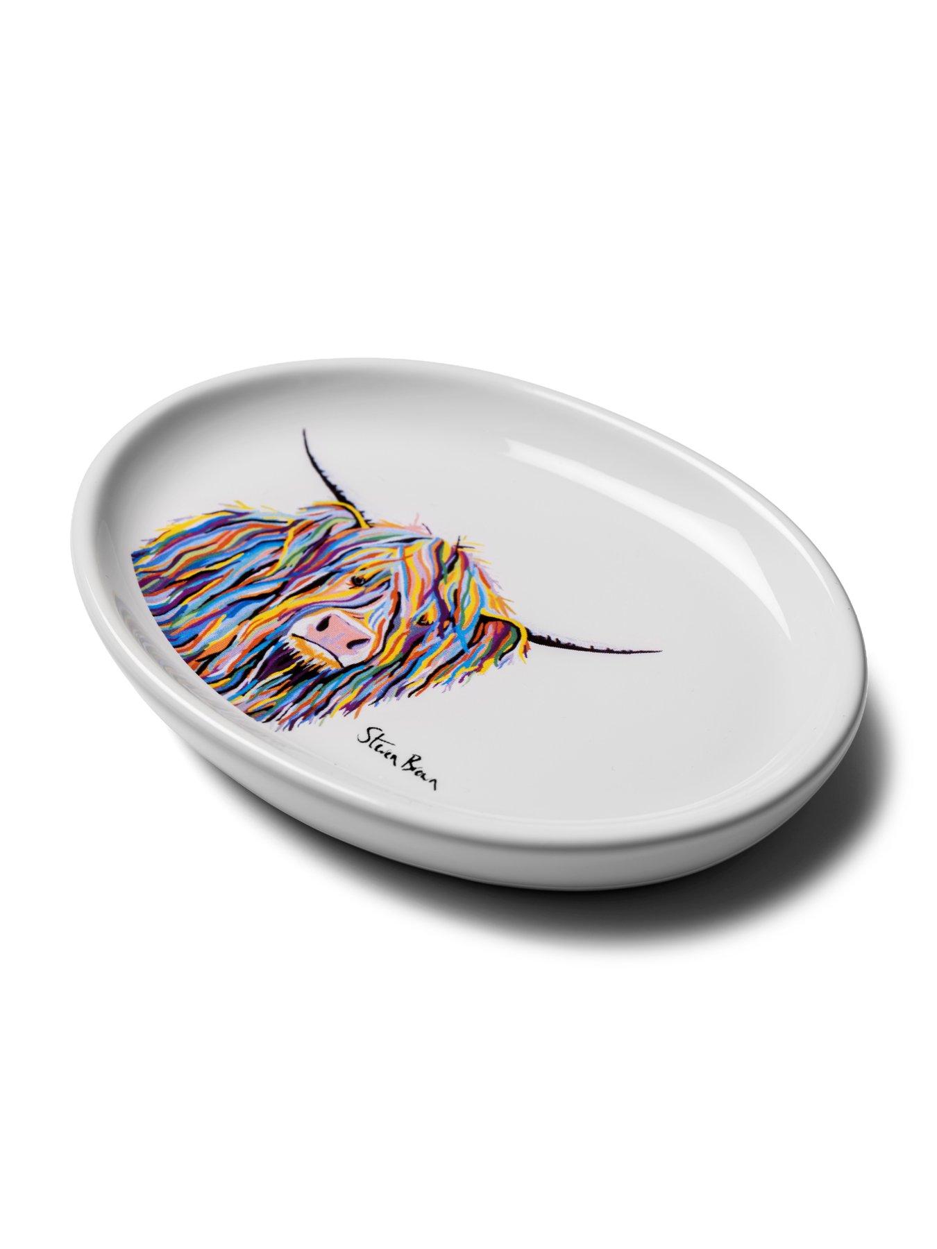 Image 5 of 6 of Croydex Steven Brown Ceramic Soap Dish - Angus Mccoo