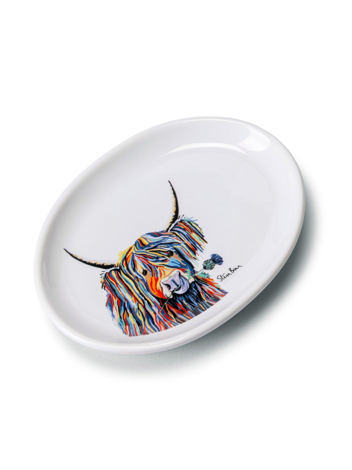Image 4 of 6 of Croydex Steven Brown Ceramic Soap Dish - Lizzie Mccoo