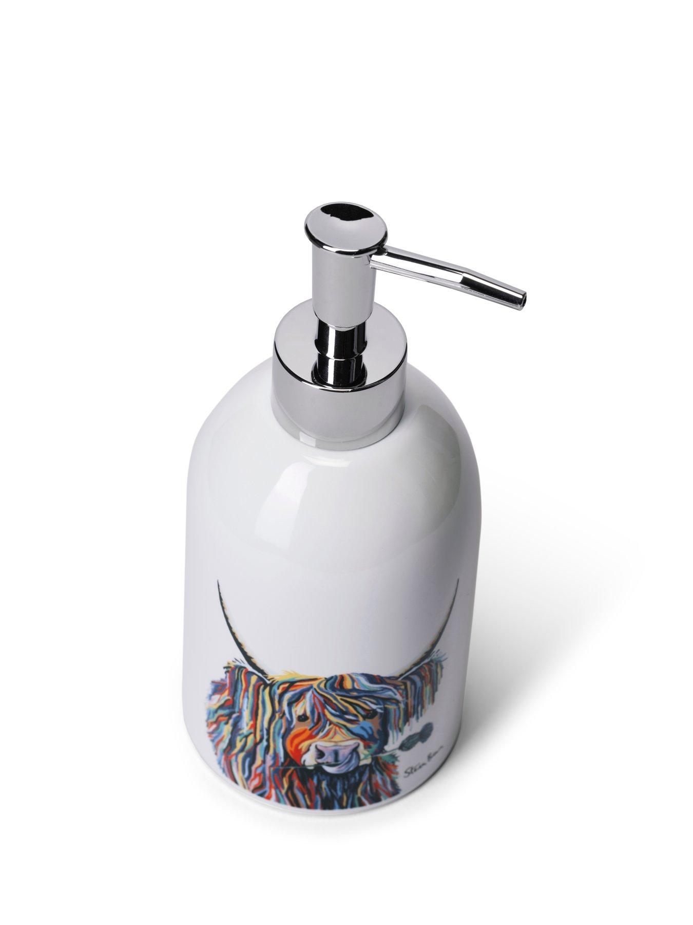 Image 3 of 6 of Croydex Steven Brown Ceramic Soap Dispenser - Lizzie Mccoo