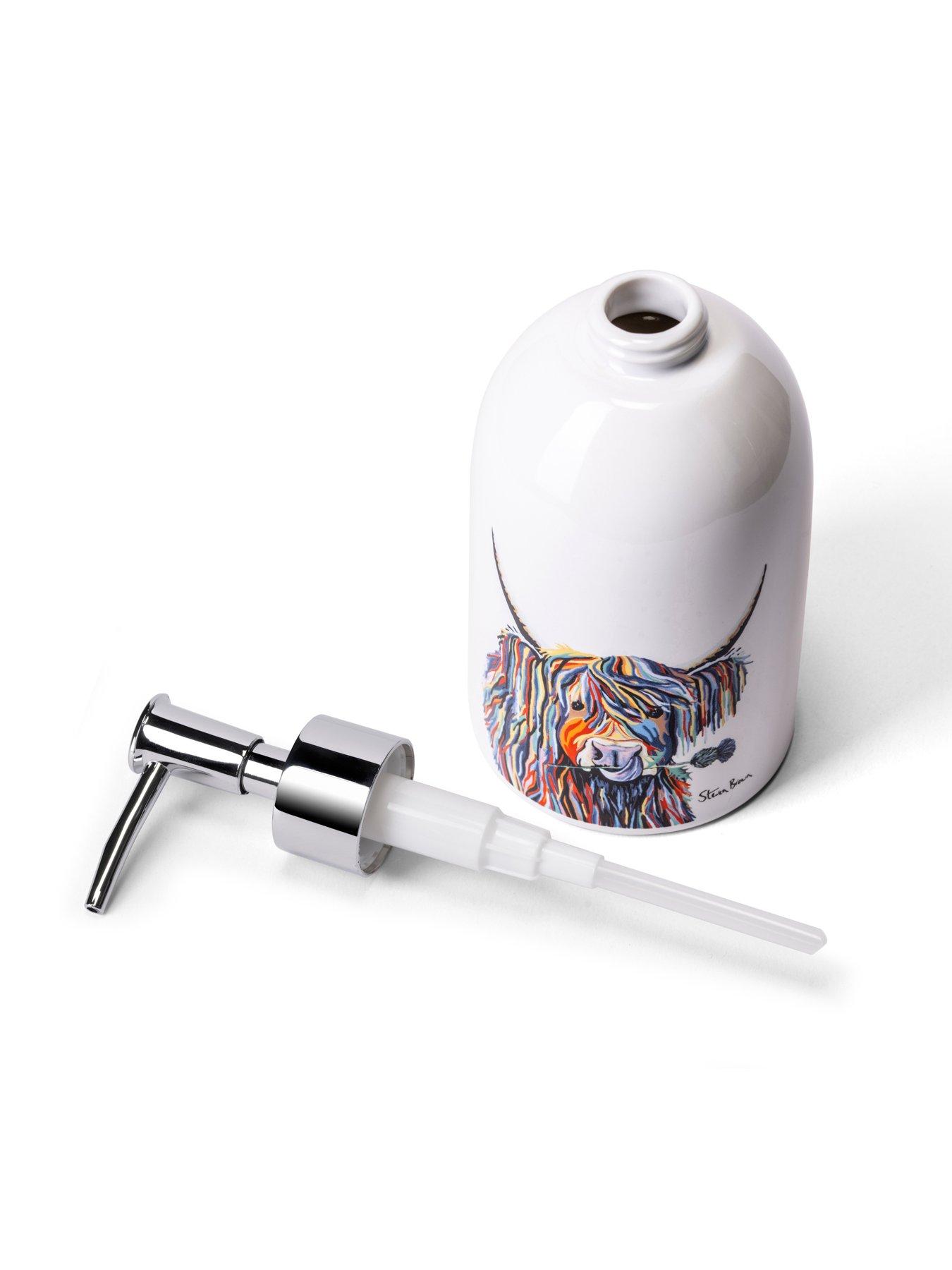 Image 4 of 6 of Croydex Steven Brown Ceramic Soap Dispenser - Lizzie Mccoo