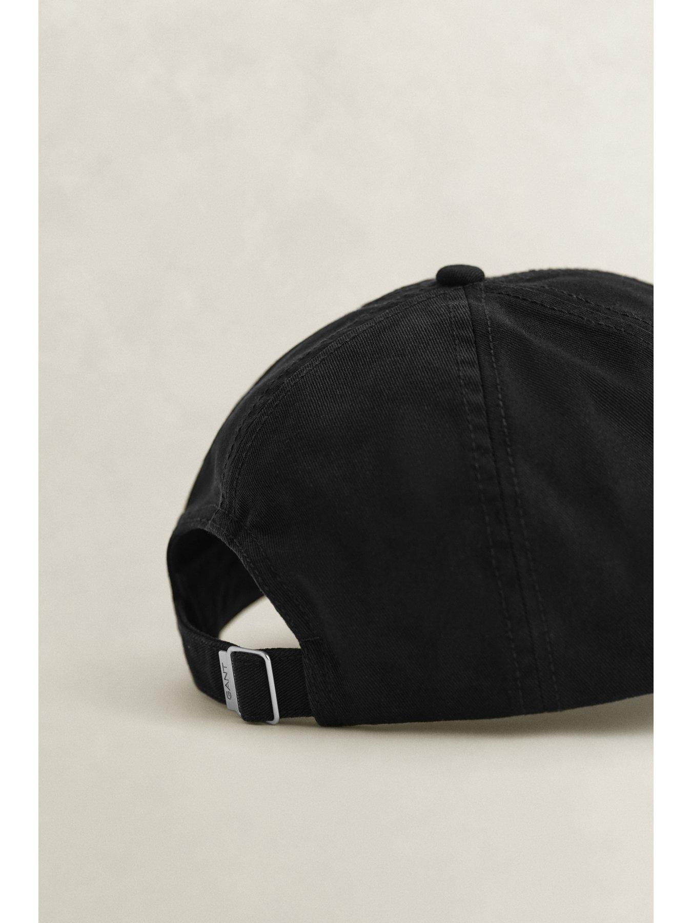 Image 3 of 3 of GANT Mens Shield Cotton Twill Adjustable Cap - Black