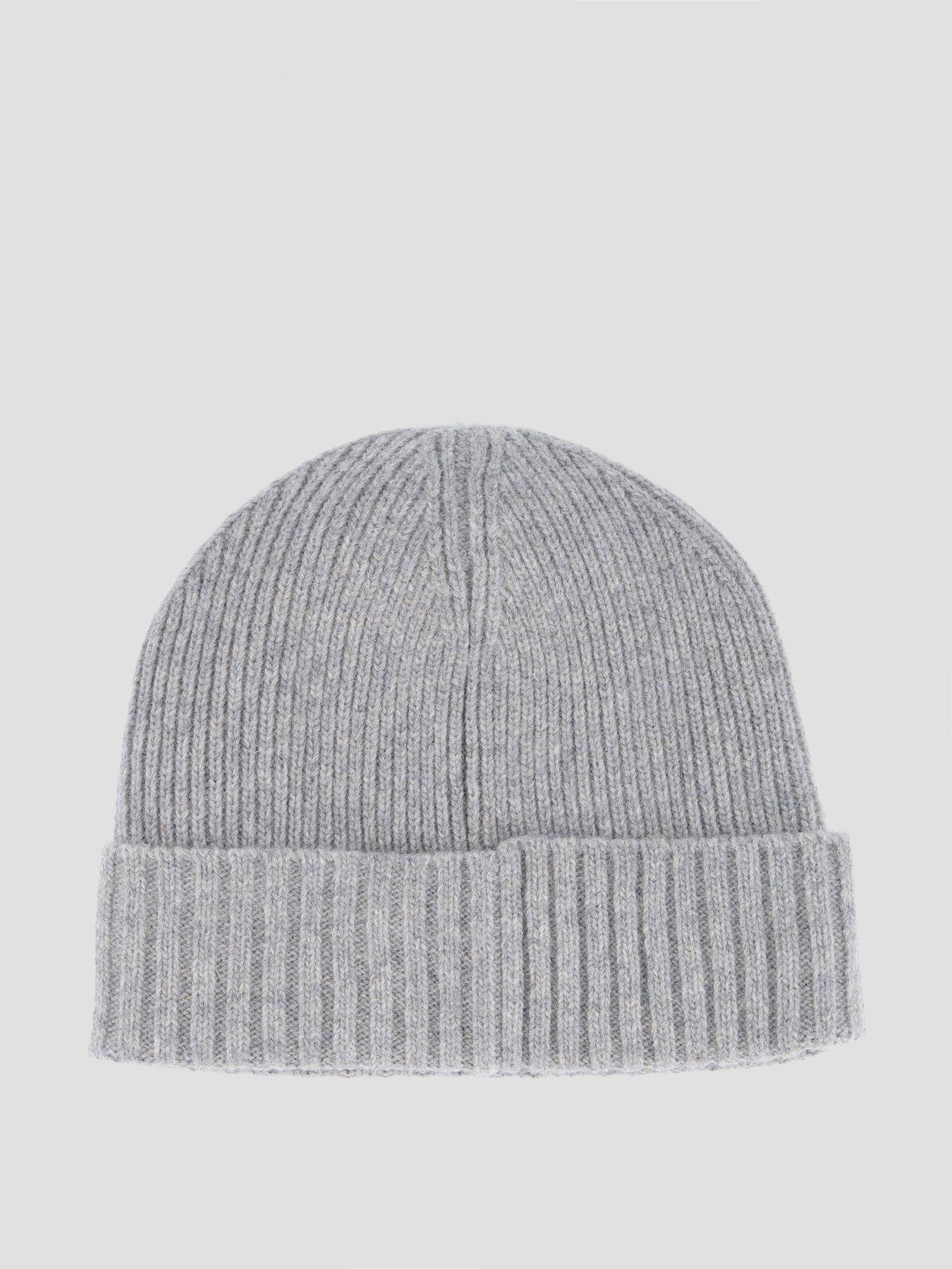 Image 2 of 4 of GANT Mens Wool-Rich Lined Turn-Up Beanie - Navy
