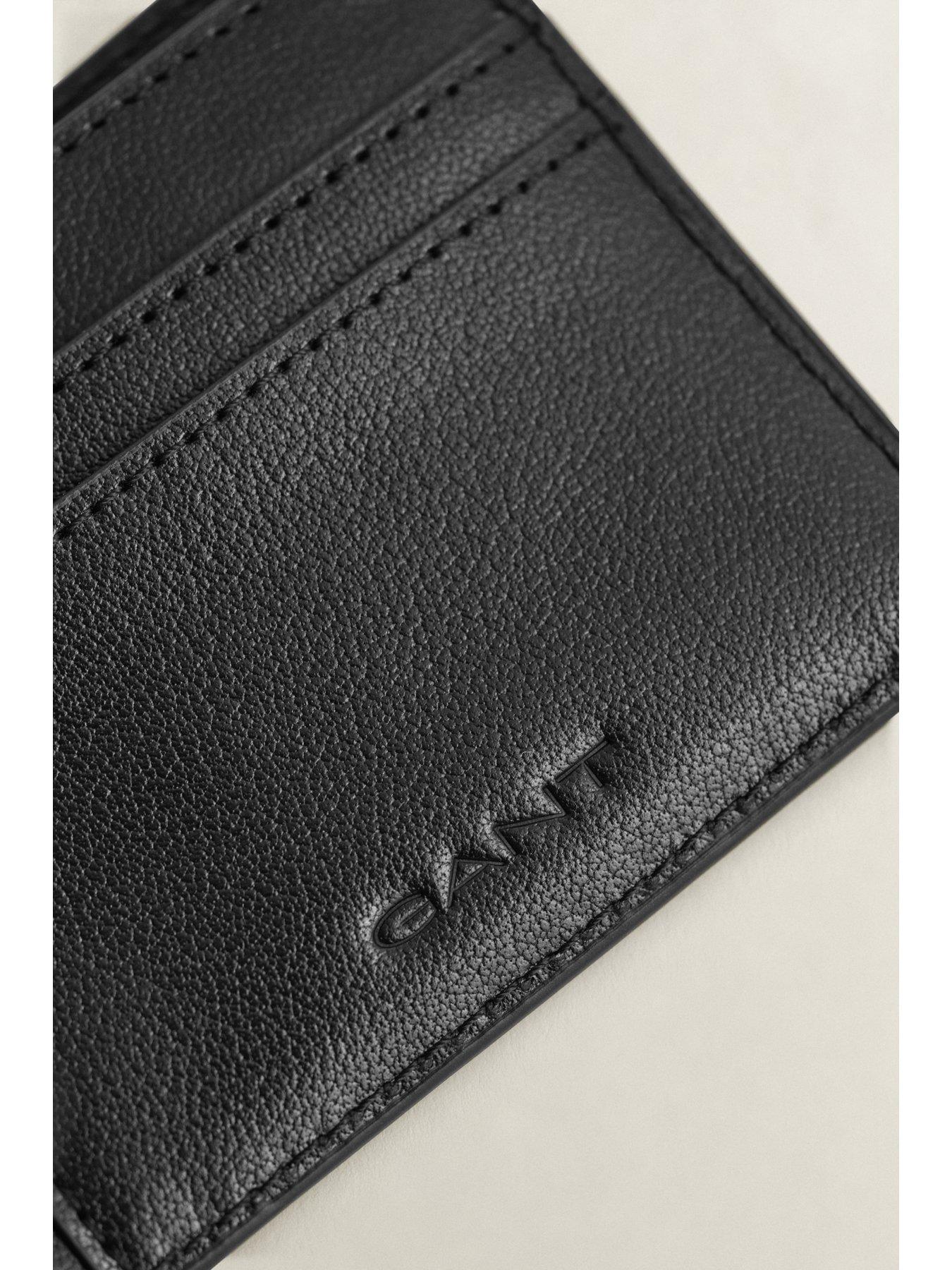 Image 2 of 2 of GANT Leather Bifold Wallet - Black