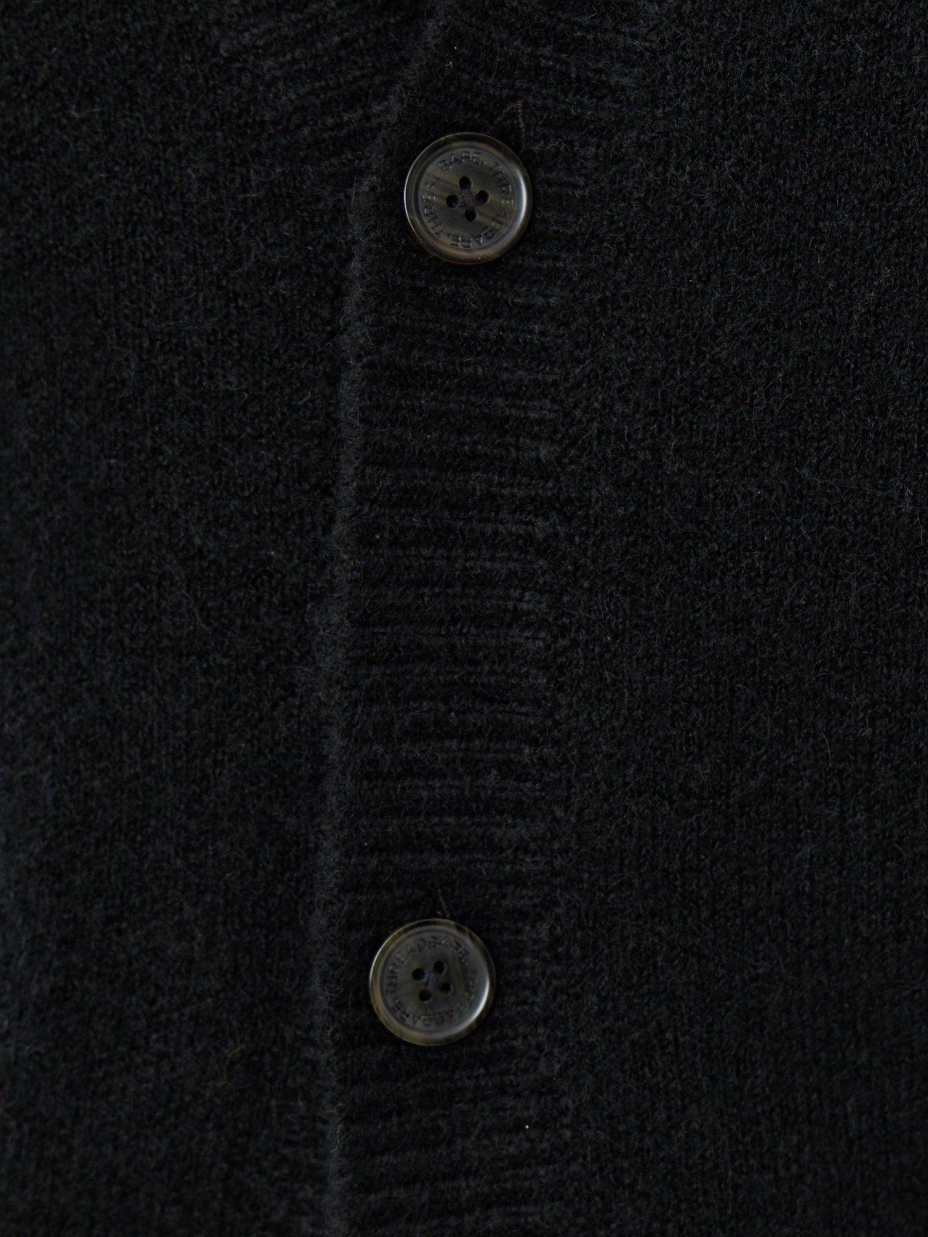 Image 4 of 6 of Threadbare Mens Cardigan Norwood - Black 5