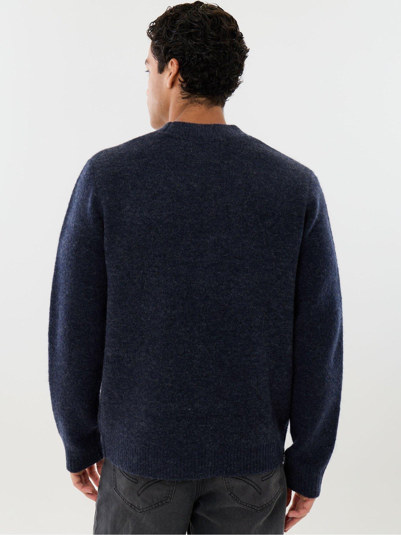Image 2 of 6 of Threadbare Mens Cardigan Norwood - Navy 5