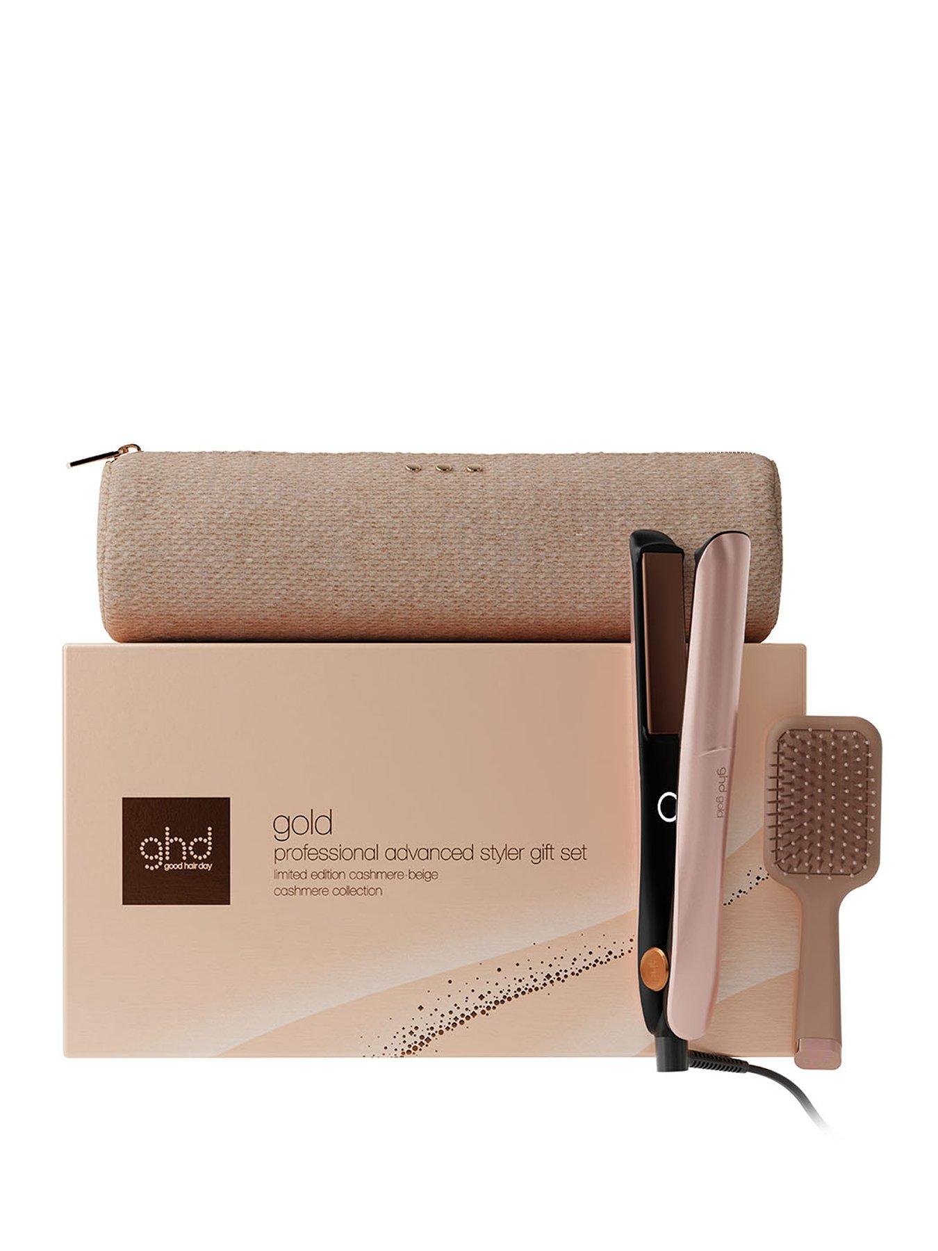 Ghd Women's Gold Hair Straightener Festive Gift Set In Cashmere Beige - Image 2