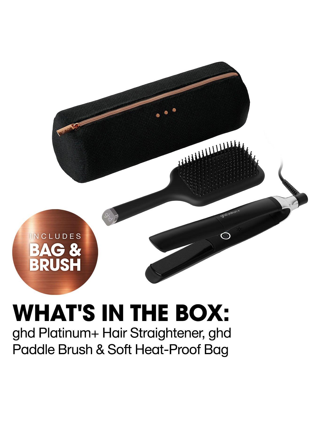 Image 5 of 8 of ghd Platinum+ Hair Straightener Festive Gift Set in Black