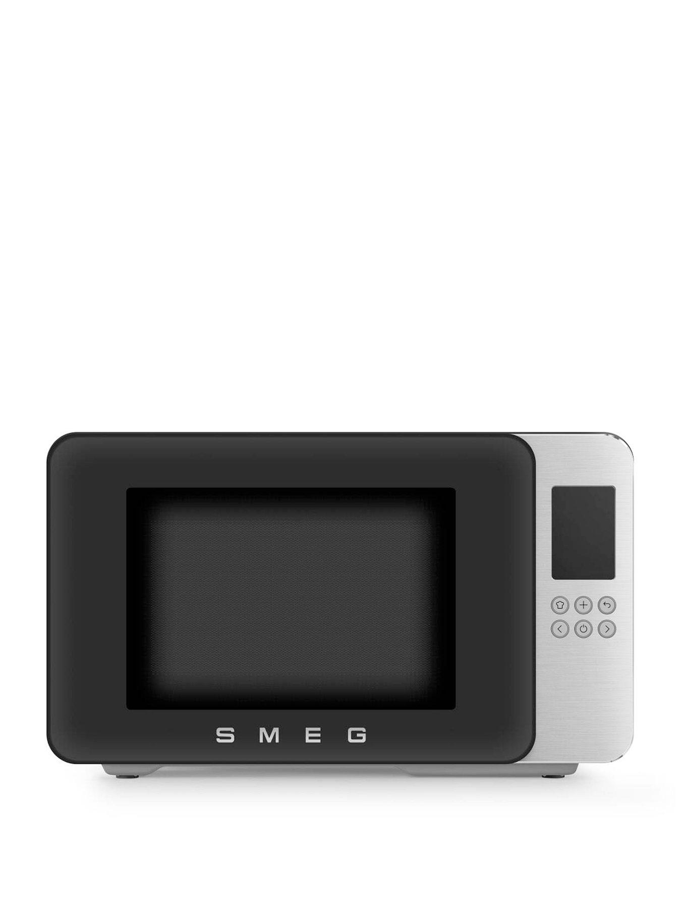 Image 1 of 7 of Smeg Microwave with Grill, Matte Black