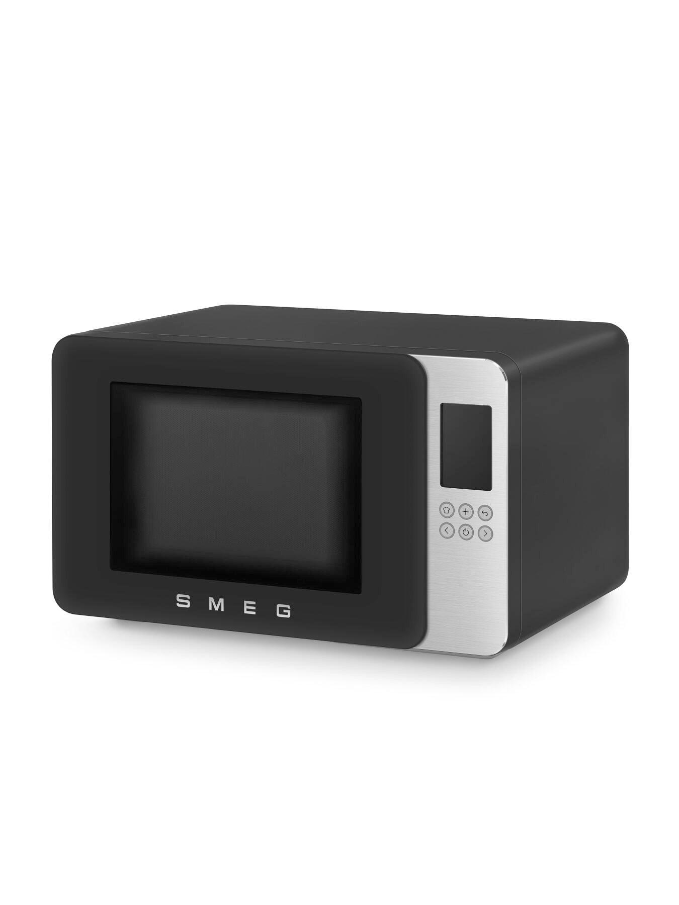 Image 4 of 7 of Smeg Microwave with Grill, Matte Black