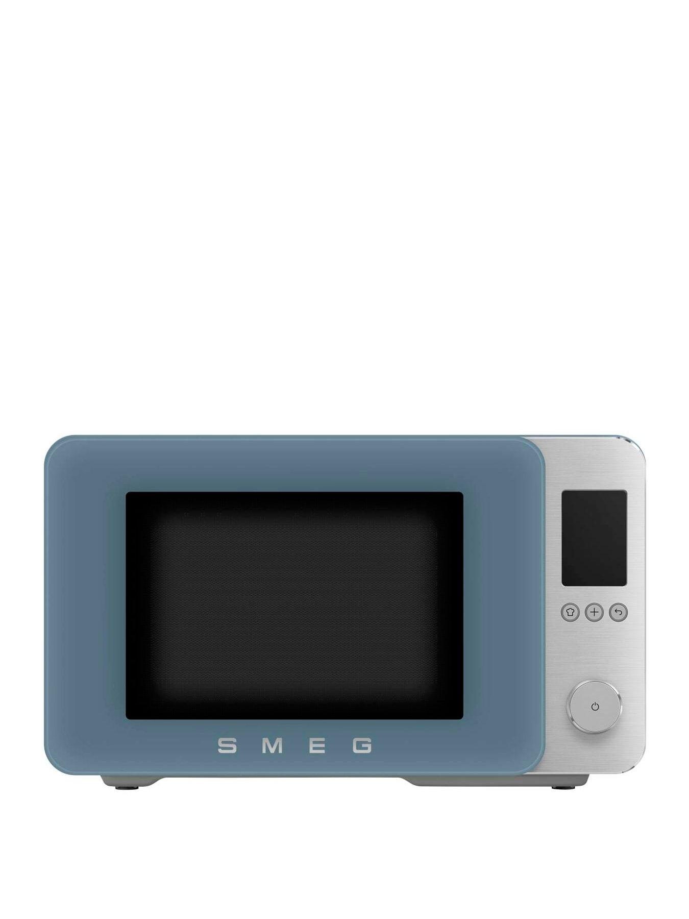 Smeg Microwave With Oven, Air Fry, Grill, Storm Blue