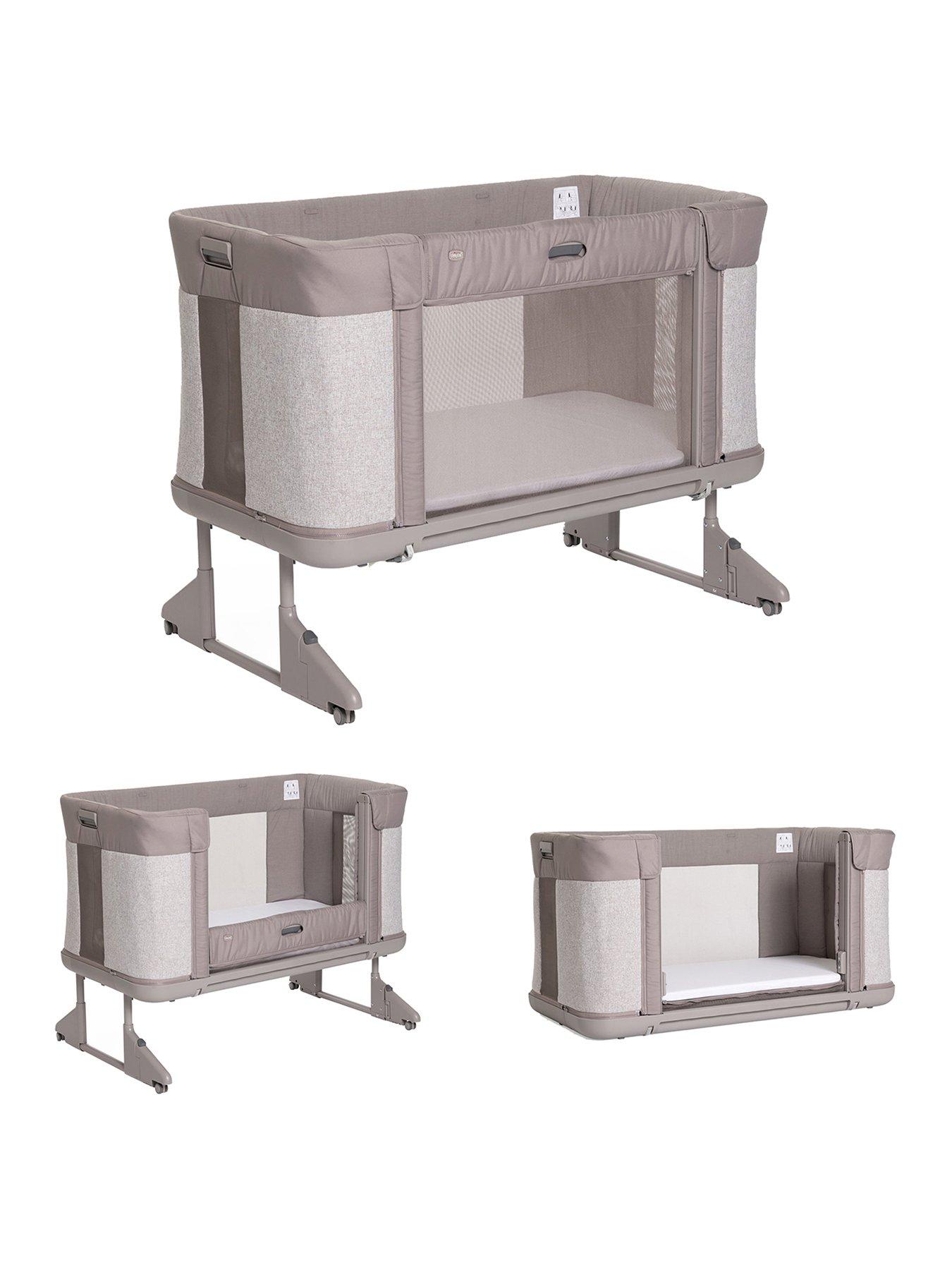 Chicco Next2Me Forever 3-In1 Bedside Cot, Co-Sleeping, Almond
