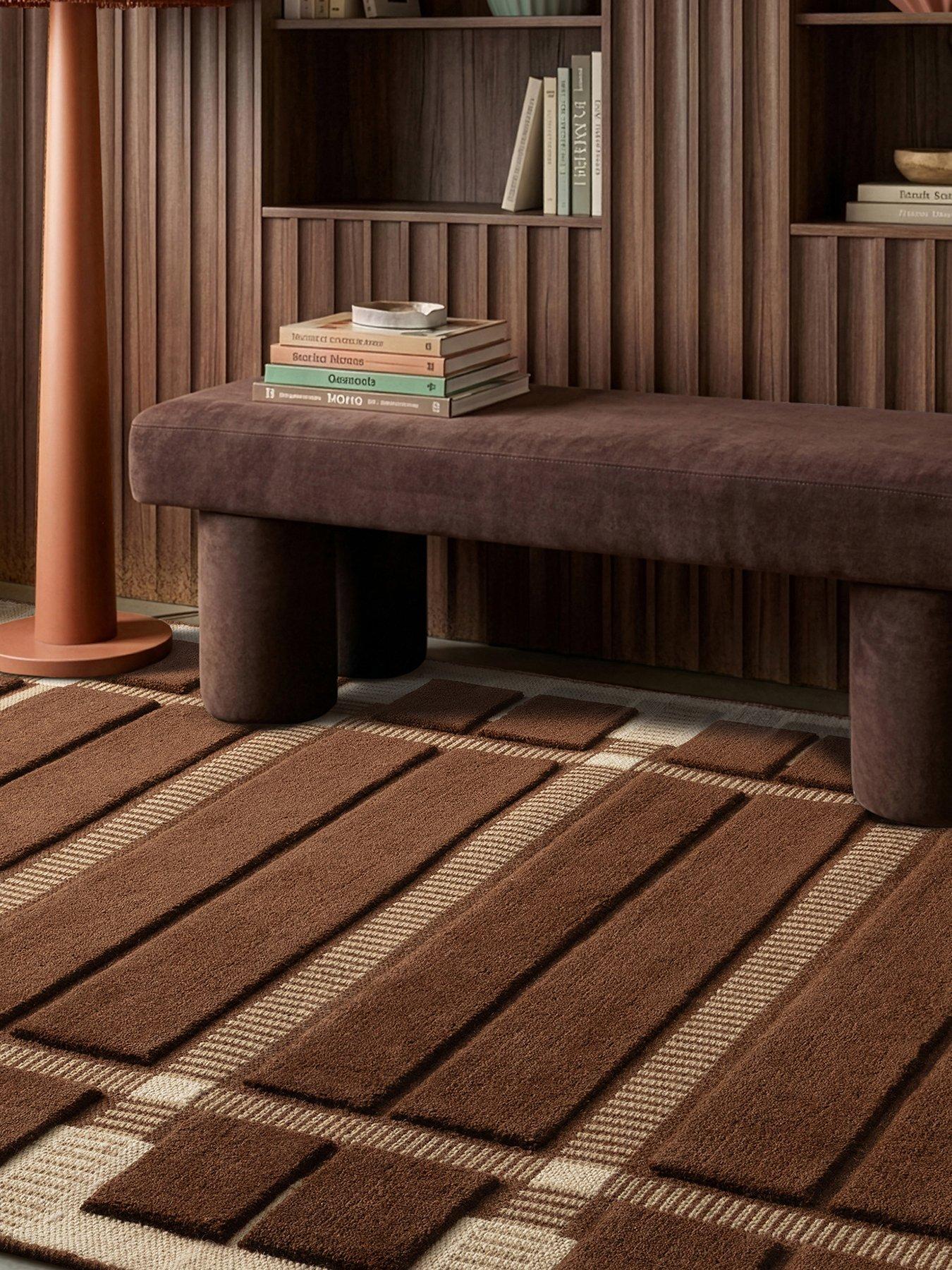 Image 1 of 7 of Asiatic Fable Rug Chocolate 120 X 170