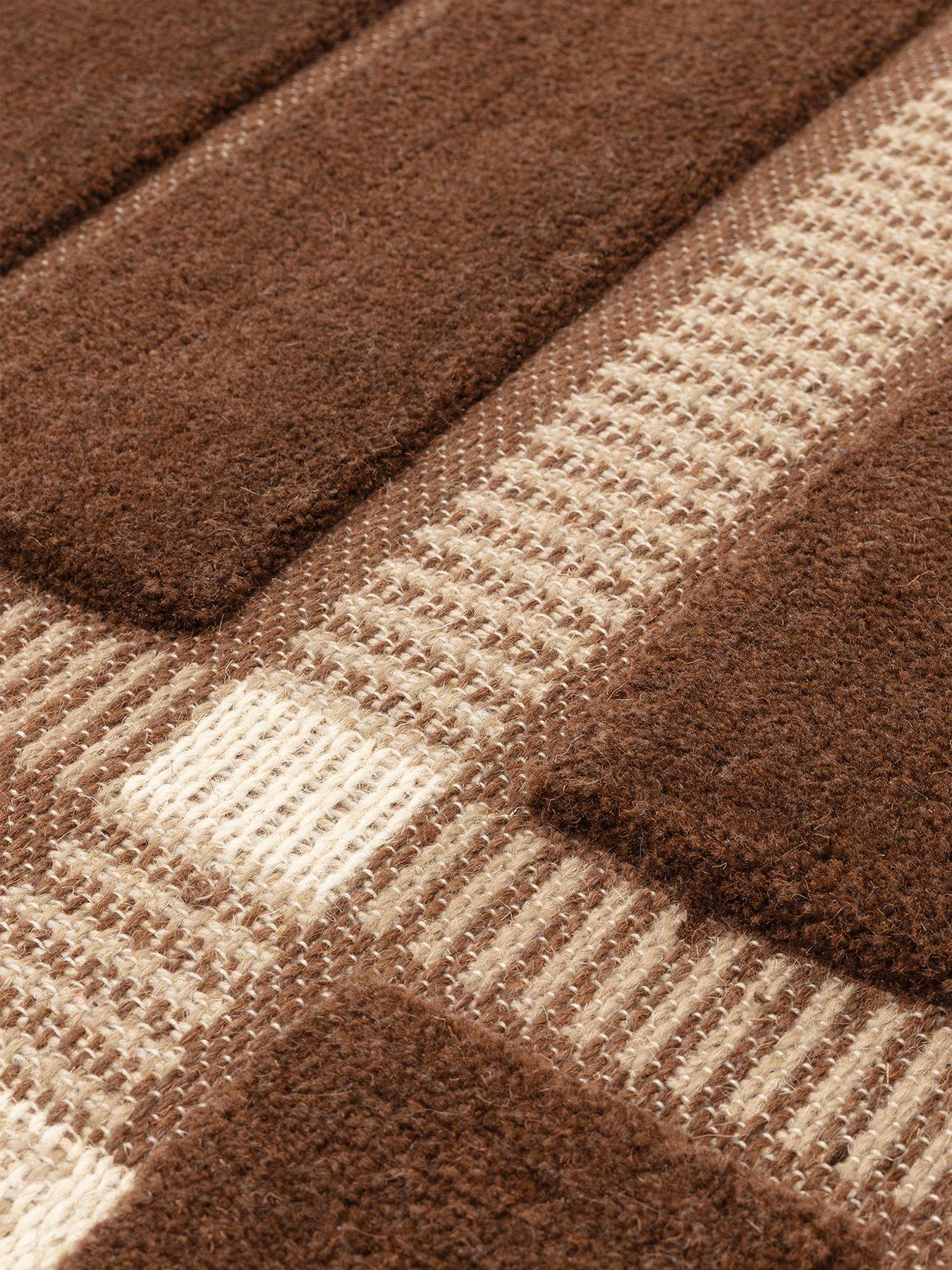 Image 6 of 7 of Asiatic Fable Rug Chocolate 120 X 170