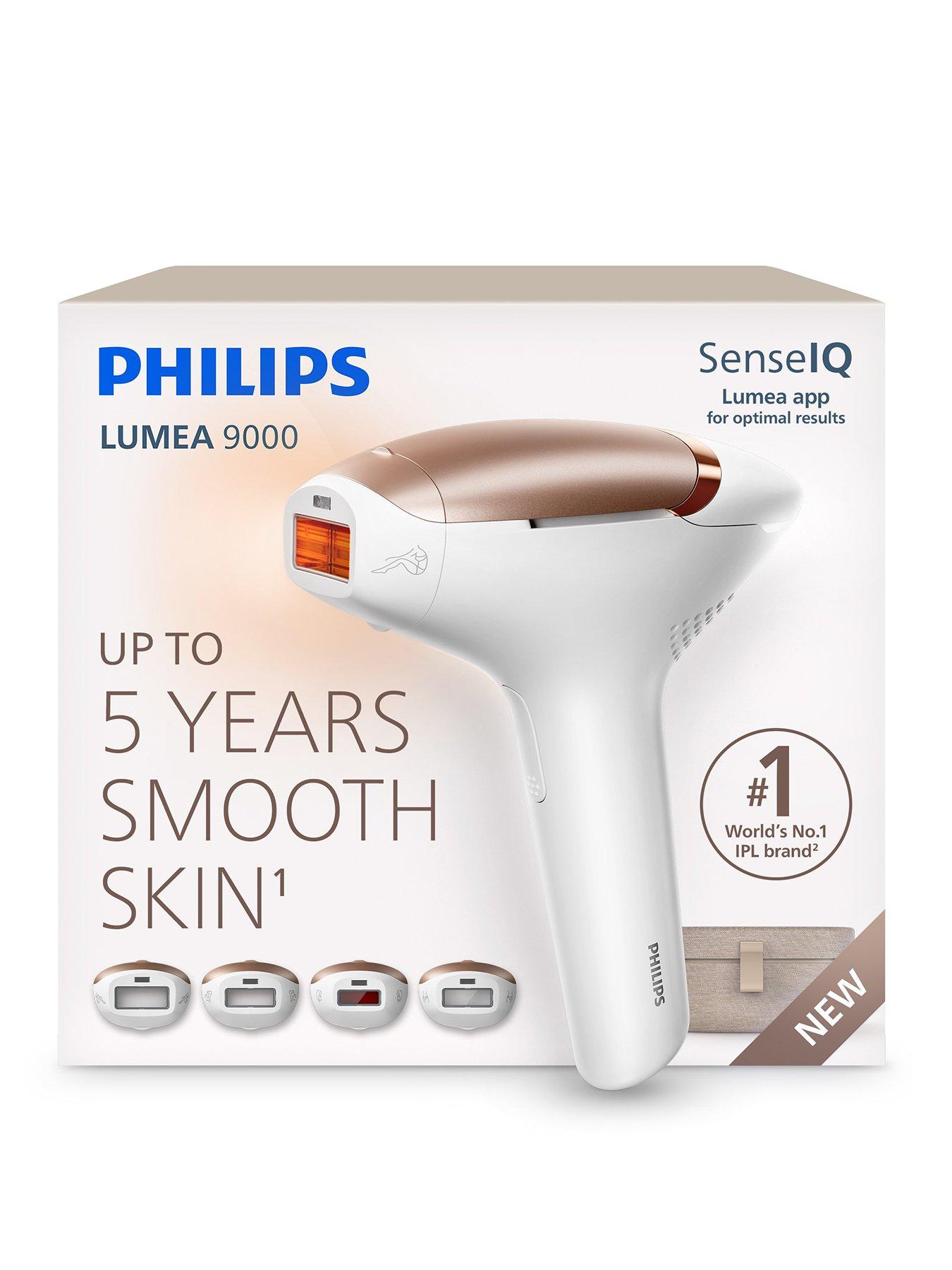 Philips Lumea Seires 9000 Delicate Care IPL BRI904/02 Rose Champagne with Beauty Box and 4 attachments
