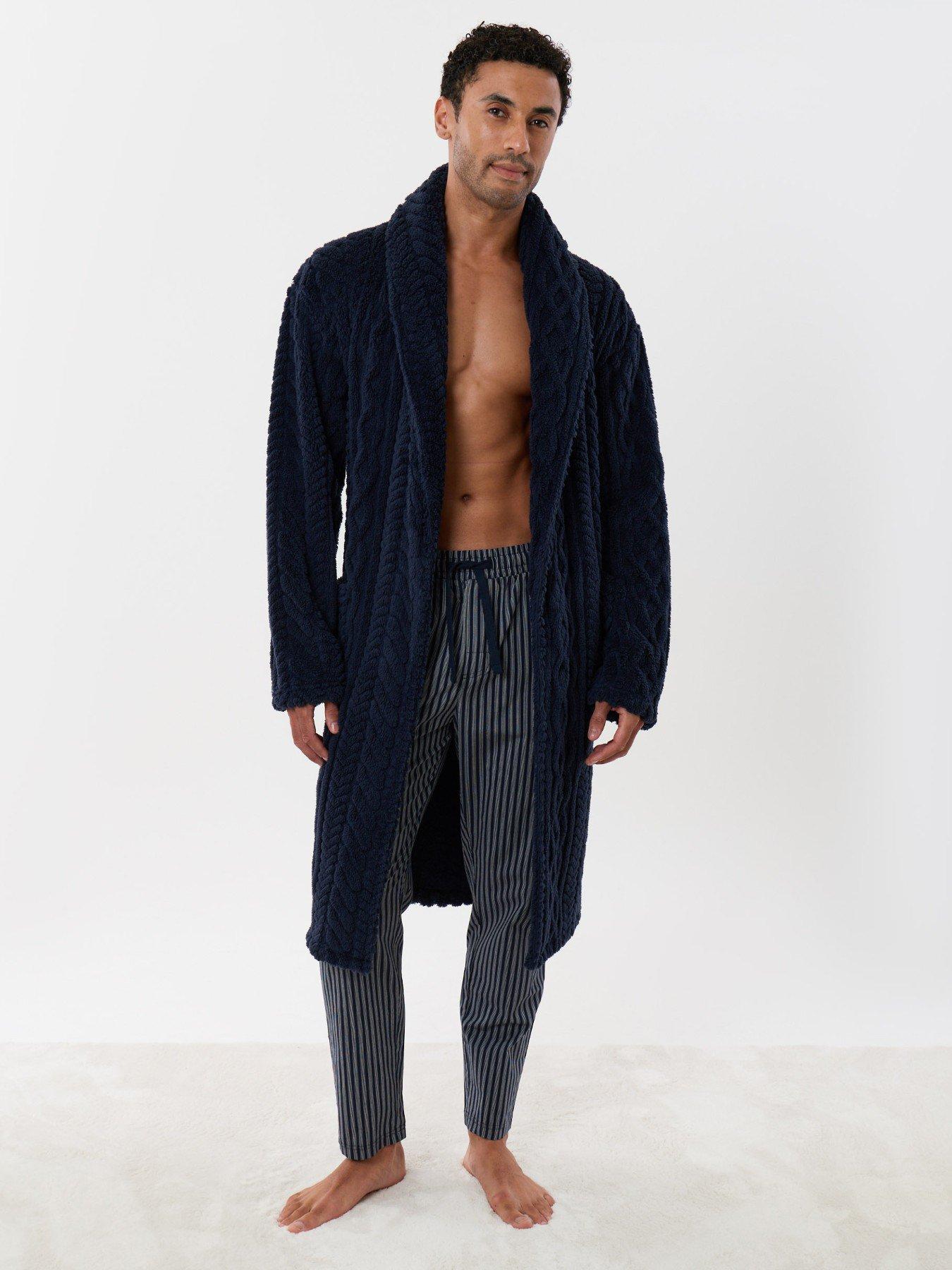Image 5 of 5 of Threadbare Mens Lw Robe Tory - Navy