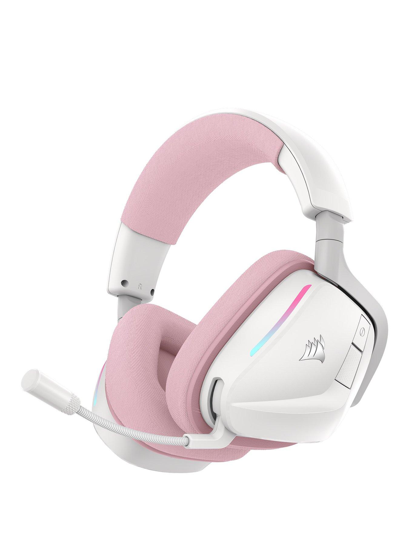Image 1 of 7 of CORSAIR CORSAIR VOID WIRELESS v2, Pink/White