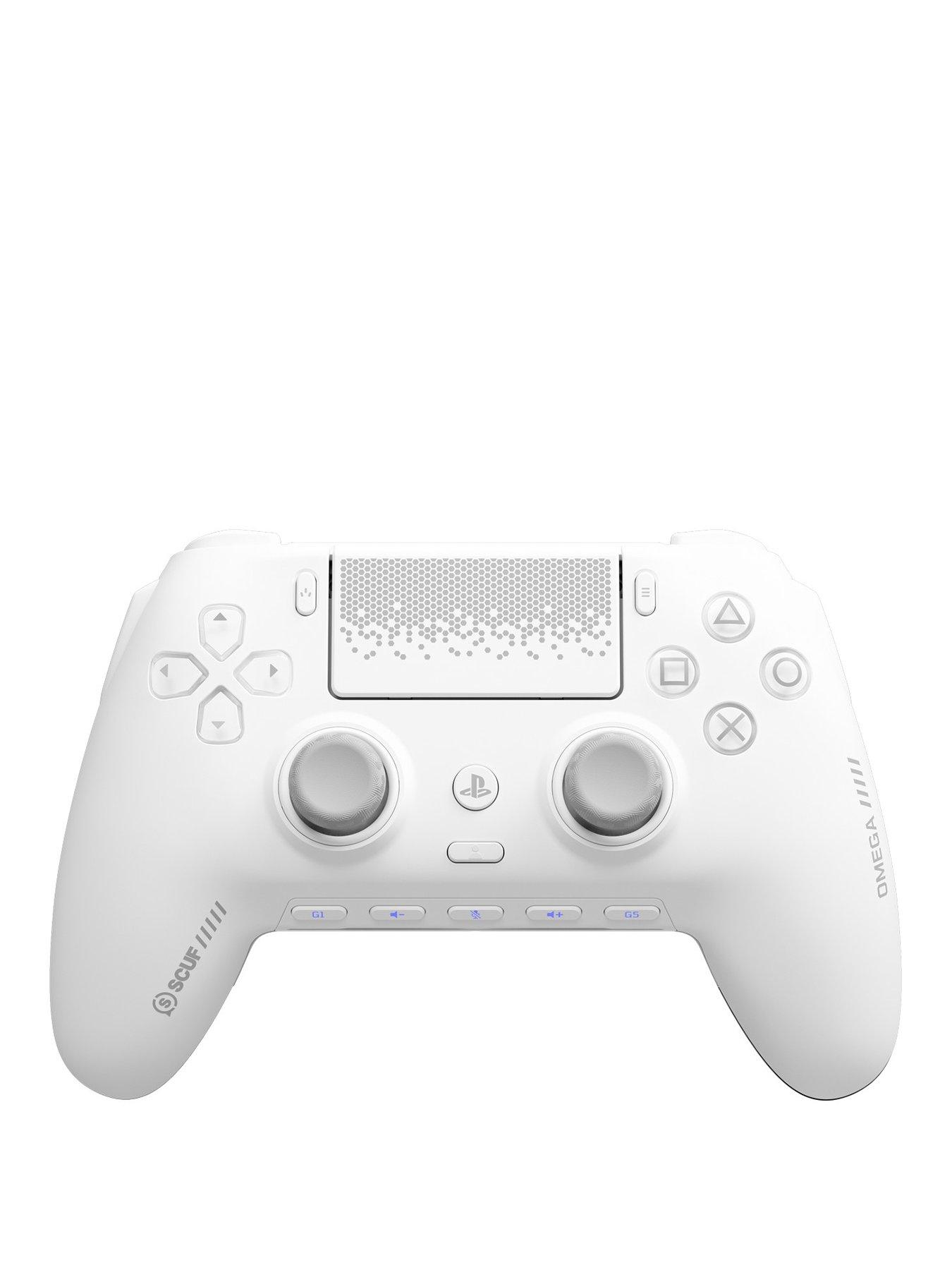 Image 1 of 7 of CORSAIR SCUF OMEGA Wireless Performance Controller for PS5 & PC - White