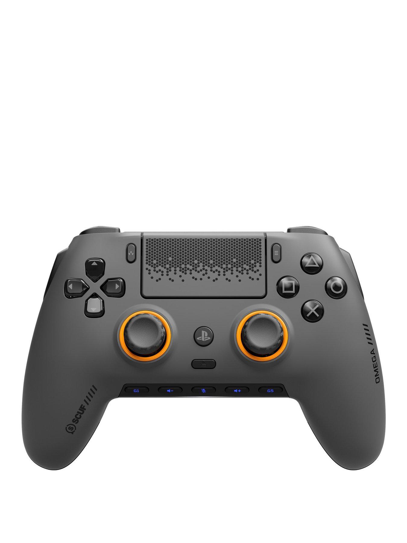 Image 1 of 7 of CORSAIR SCUF OMEGA Wireless Performance Controller for PS5 & PC - Steel/Grey