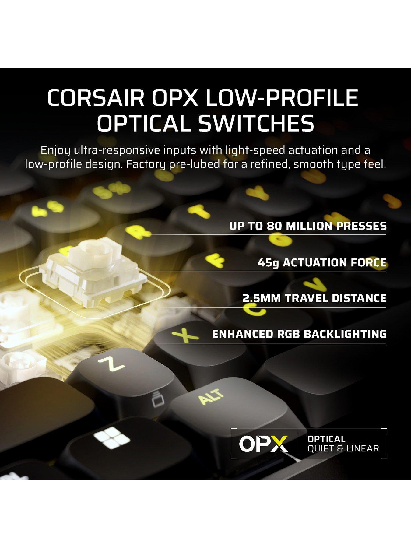 Image 4 of 7 of CORSAIR VANGUARD AIR 99 WIRELESS Optical-Mechanical Gaming Keyboard