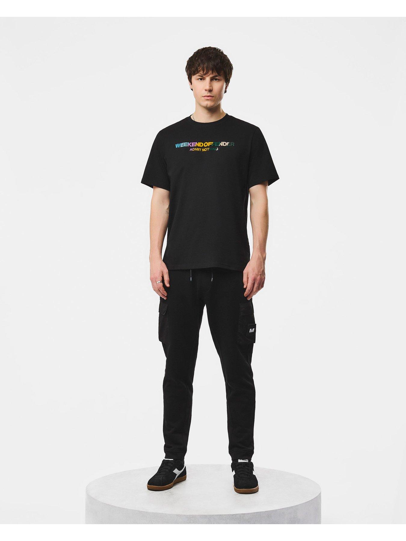 Weekend Offender Lippi Technical Pocket Jogpants, Black, Size 2Xl, Men - Image 3