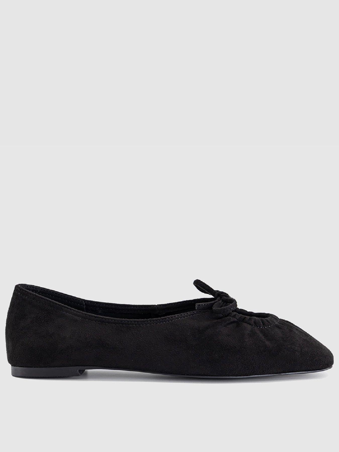 OFFICE Frenzie Key Hole Ballet Pumps - Black