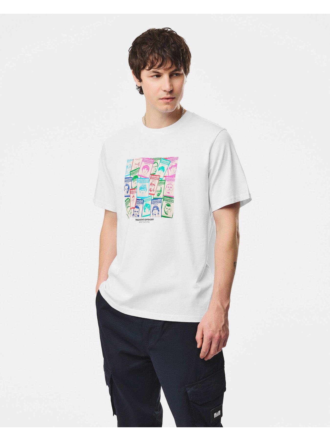 Weekend Offender Approbatus Graphic Print Short Sleeve T-Shirt - White