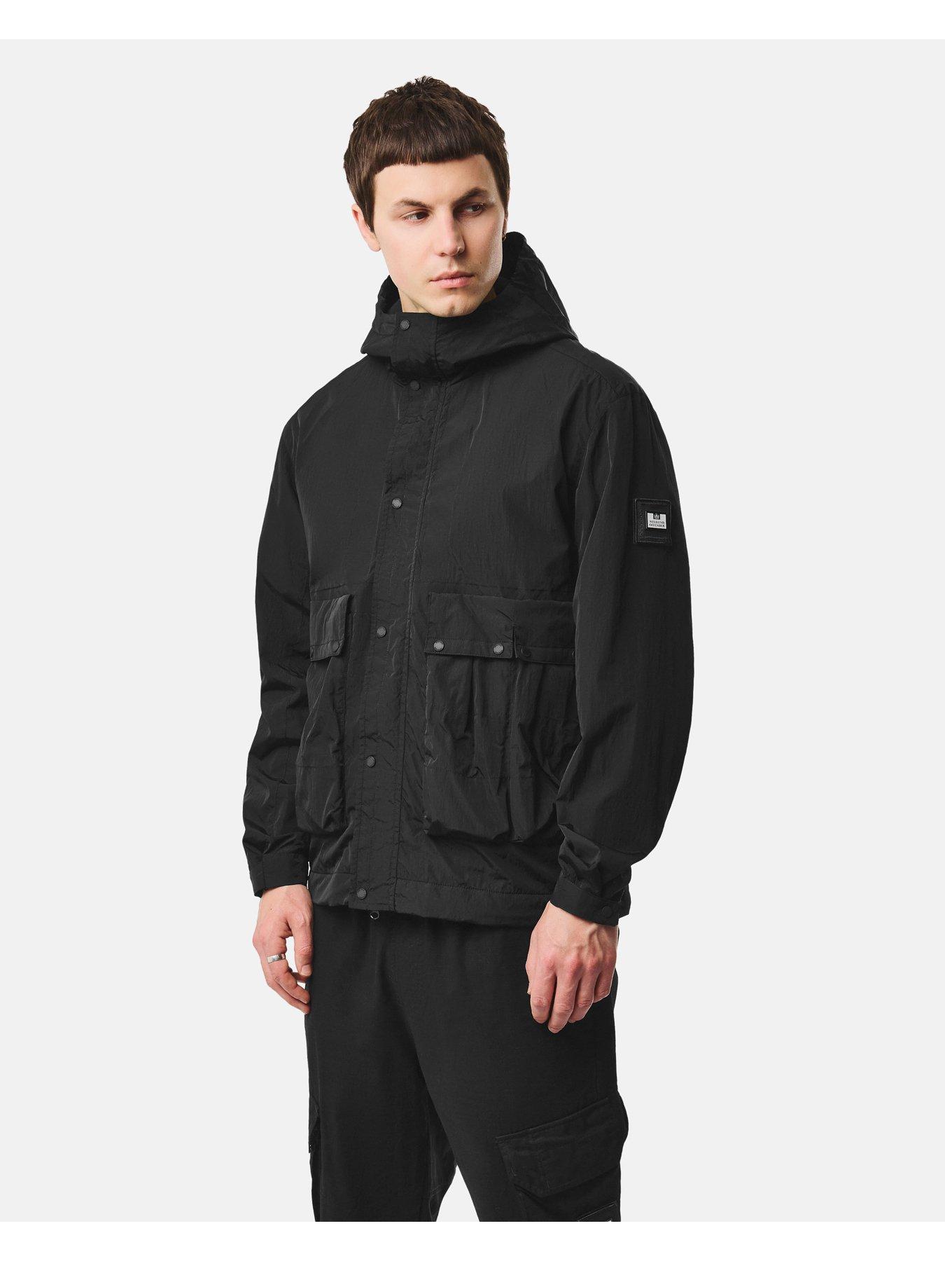 Weekend Offender Weekend Offender Tralee Hooded Technical Jacket - Black