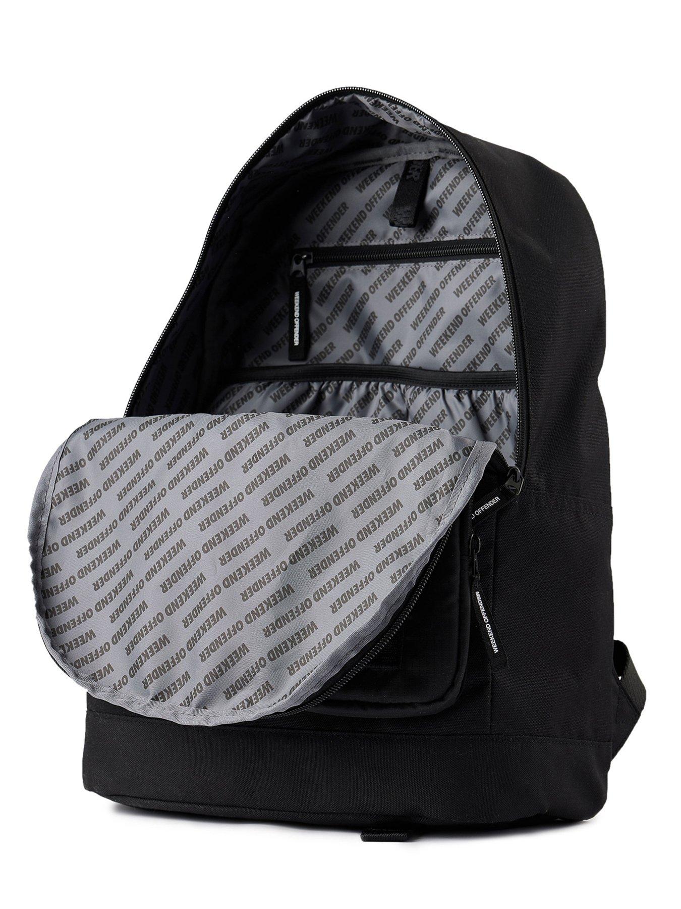 Image 4 of 5 of Weekend Offender Weekend Offender Classic Logo Backpack - Black