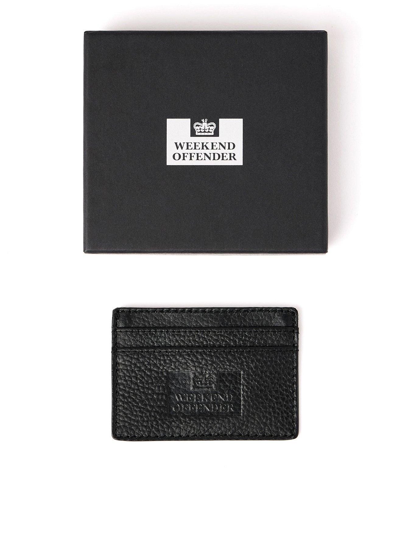 Weekend Offender Weekend Offender Boxed Card Holder - Black