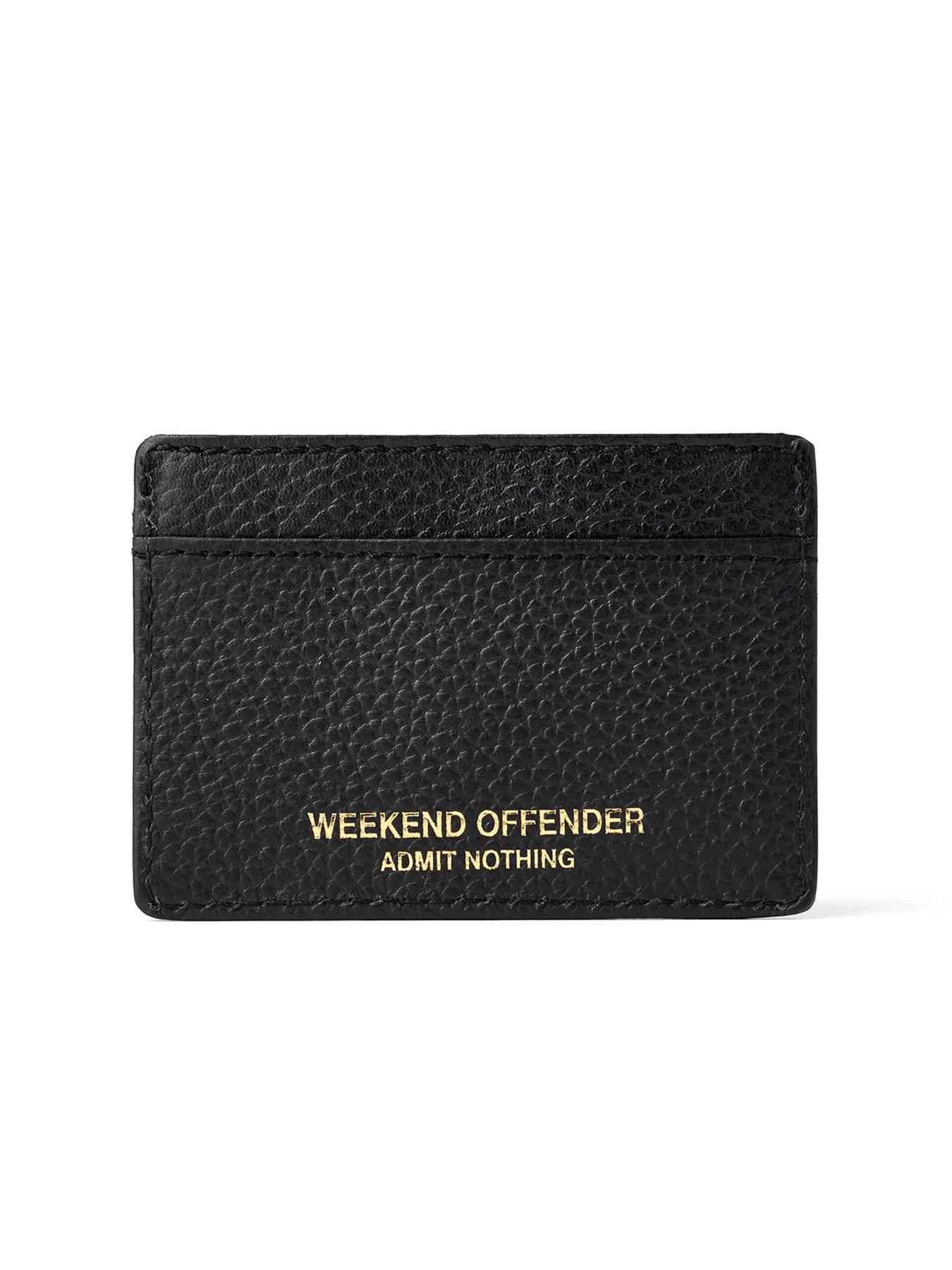 Image 4 of 4 of Weekend Offender Weekend Offender Boxed Card Holder - Black
