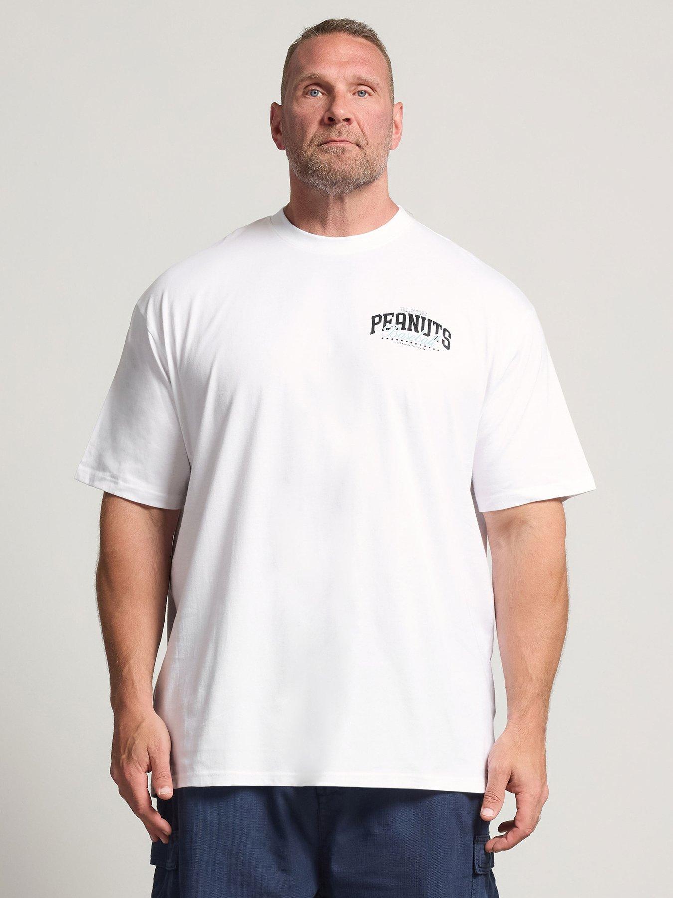 Badrhino Extra Long Peanuts Baseball T-Shirt