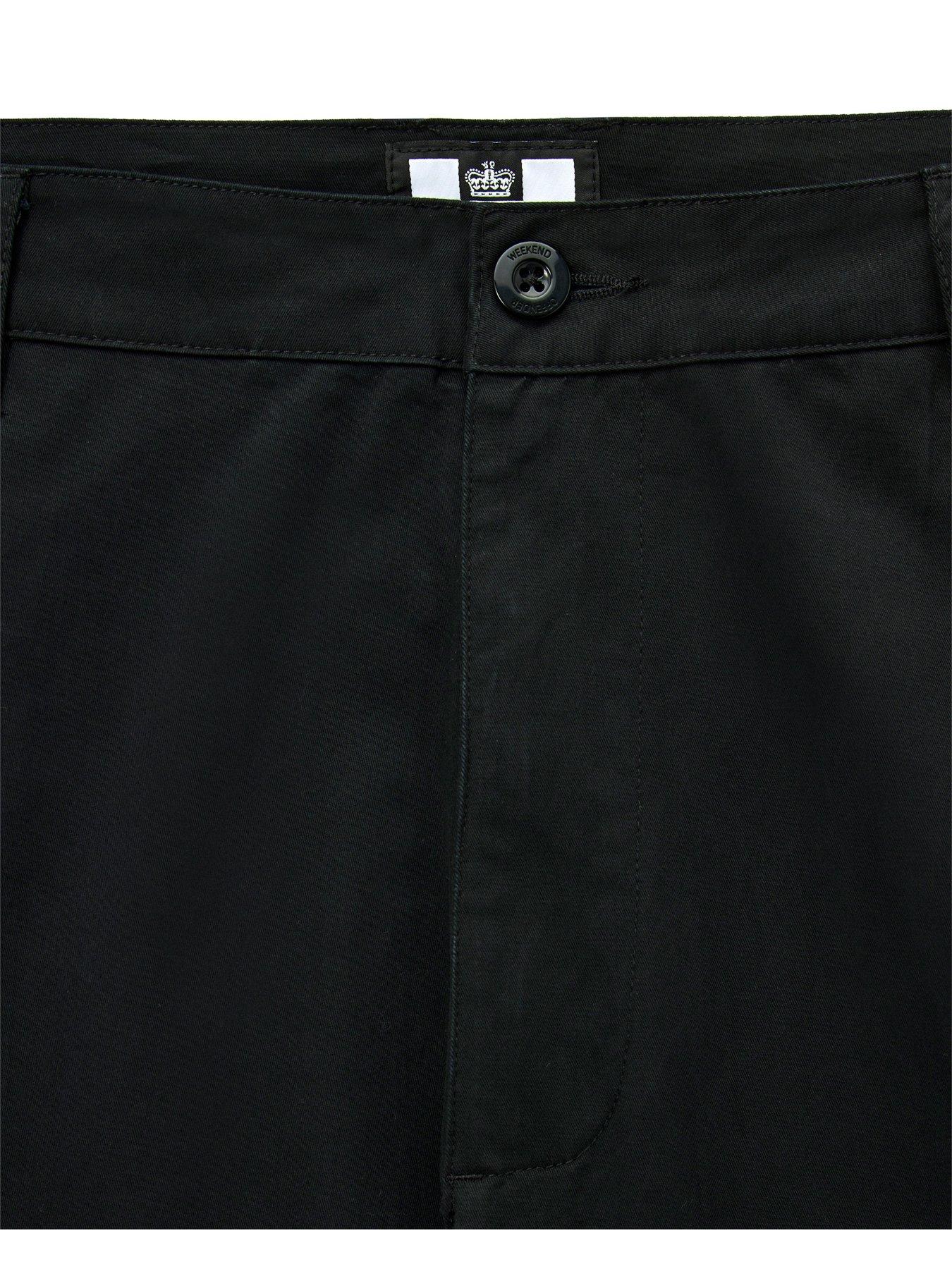 Image 5 of 6 of Weekend Offender Eldon Cargo Trousers - Black