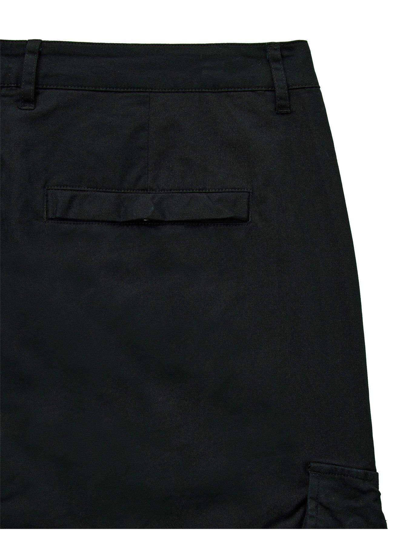 Image 6 of 6 of Weekend Offender Eldon Cargo Trousers - Black