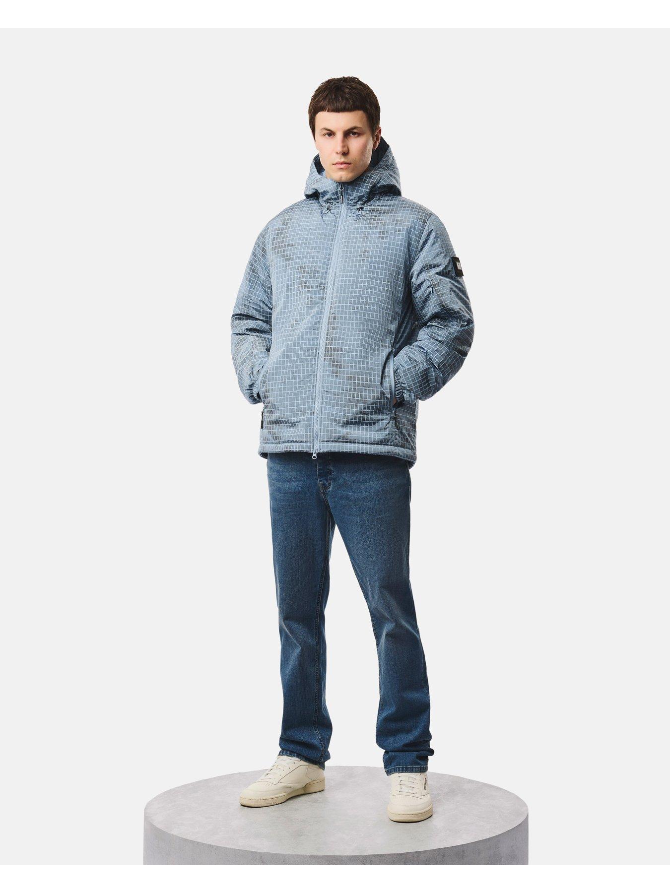 Image 3 of 7 of Weekend Offender Mens Vettel Thermo Hooded Jacket - Peruvian Blue