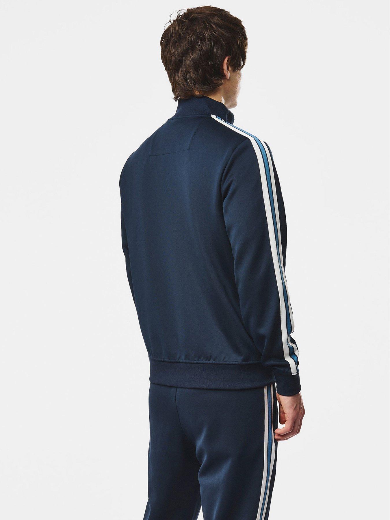 Image 3 of 5 of Weekend Offender Mens Cultra Funnel Neck Zip Through Track Top - Navy