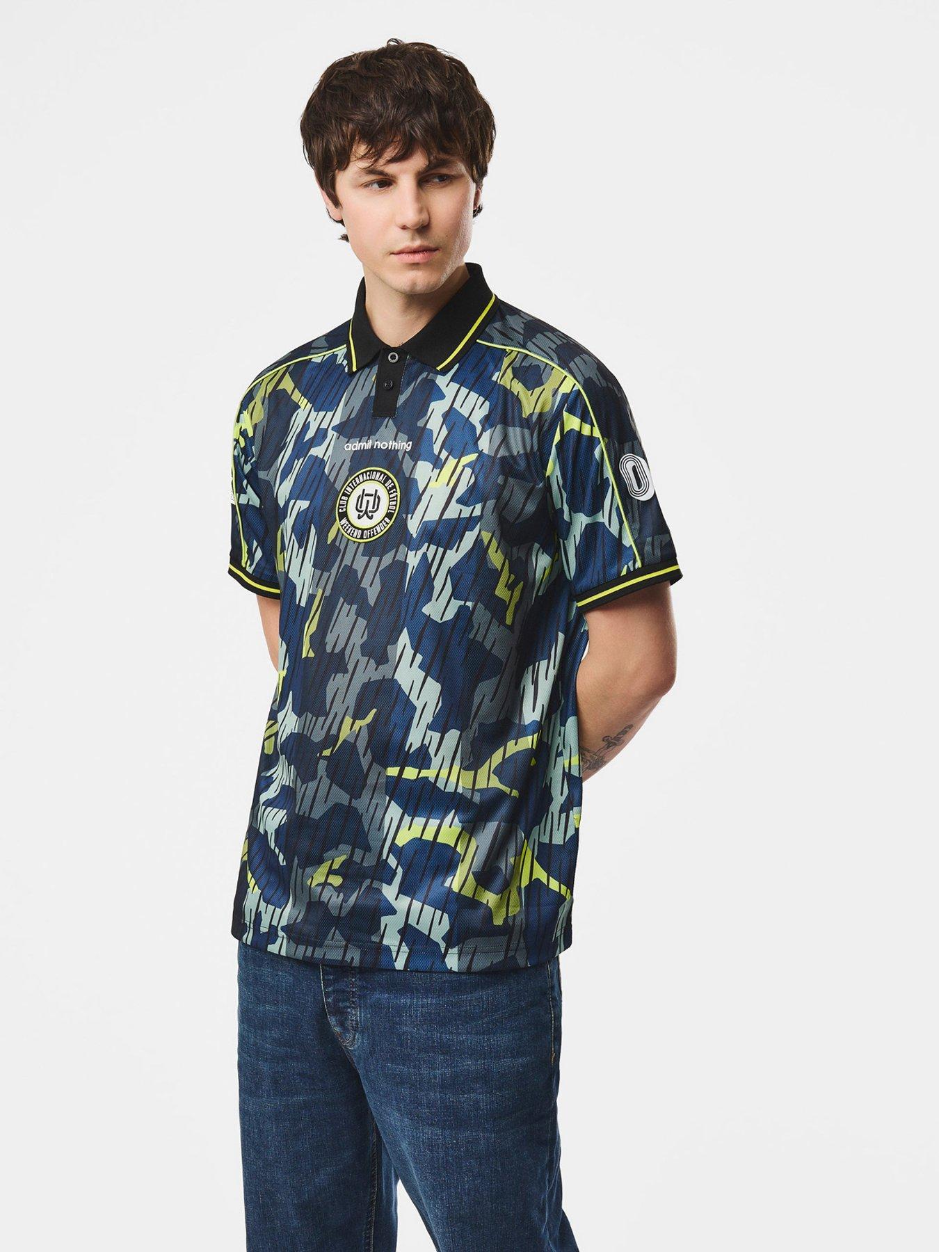 Weekend Offender Men's Tego Short Sleeve Football Shirt - Green