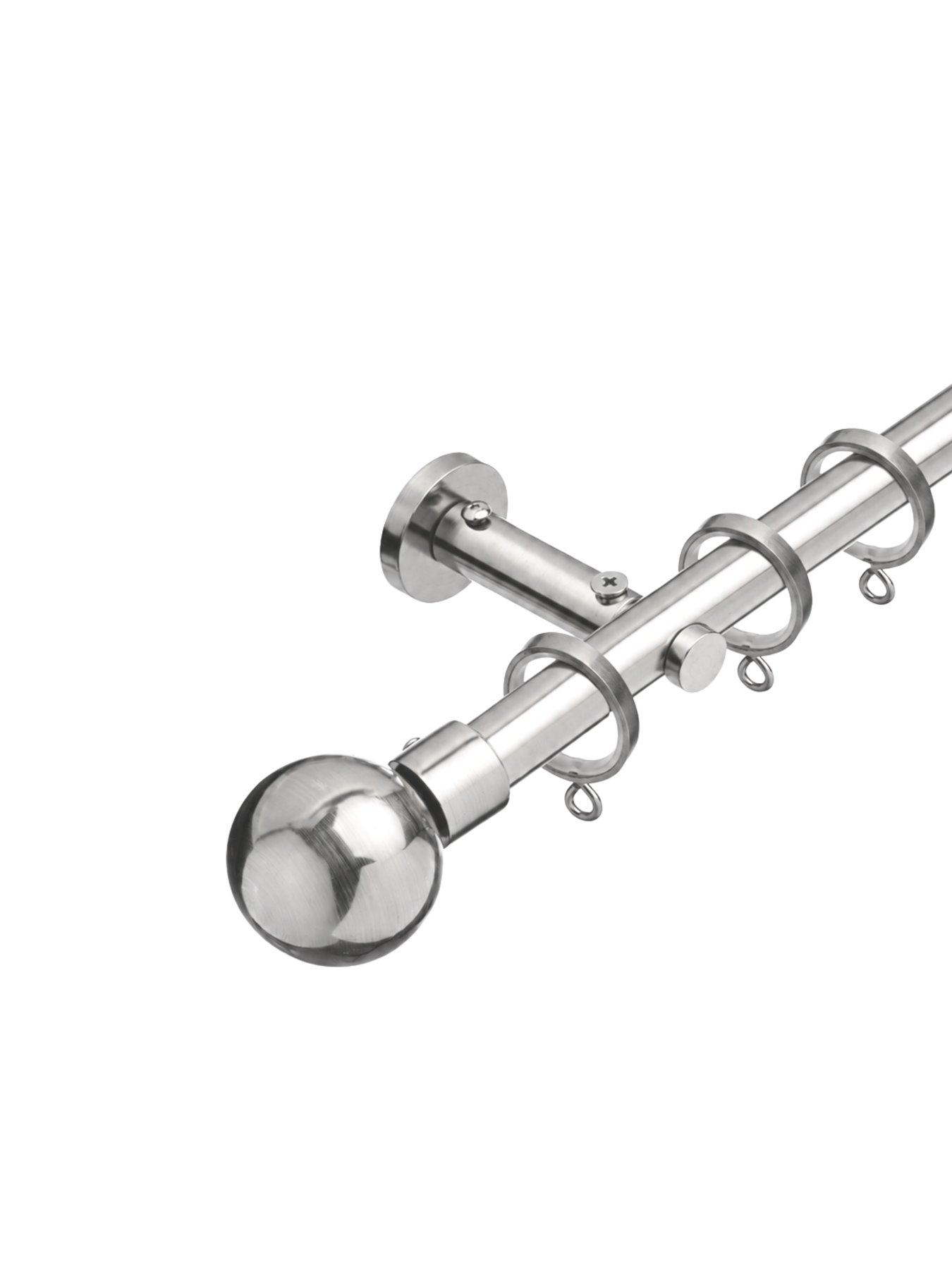 The Very Collection Fixed Length 28mm Premium Curtain Pole 240cm