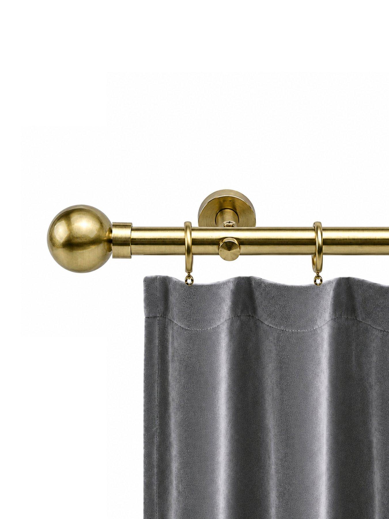 Image 4 of 7 of The Very Collection Fixed Length 28mm Premium Curtain Pole 240cm