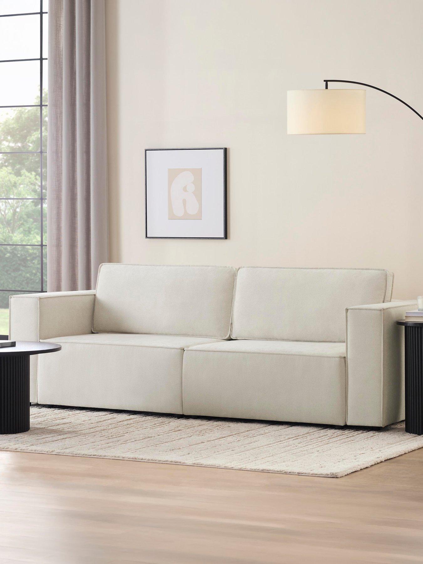 Image 1 of 7 of Dusk Brooklyn Sofa Bed - Ivory