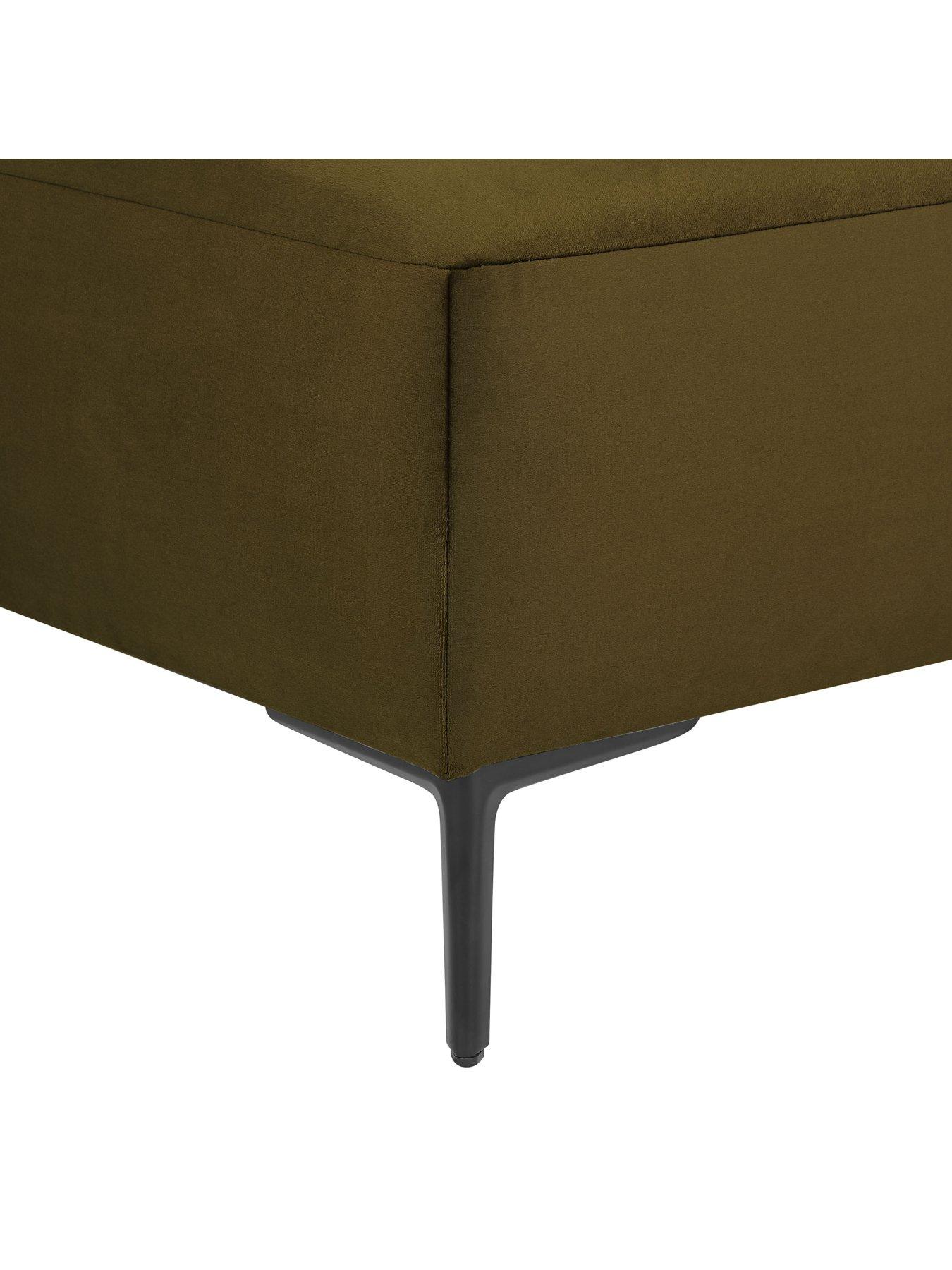 Image 4 of 5 of Dusk Malibu Pouffe - Rich Green