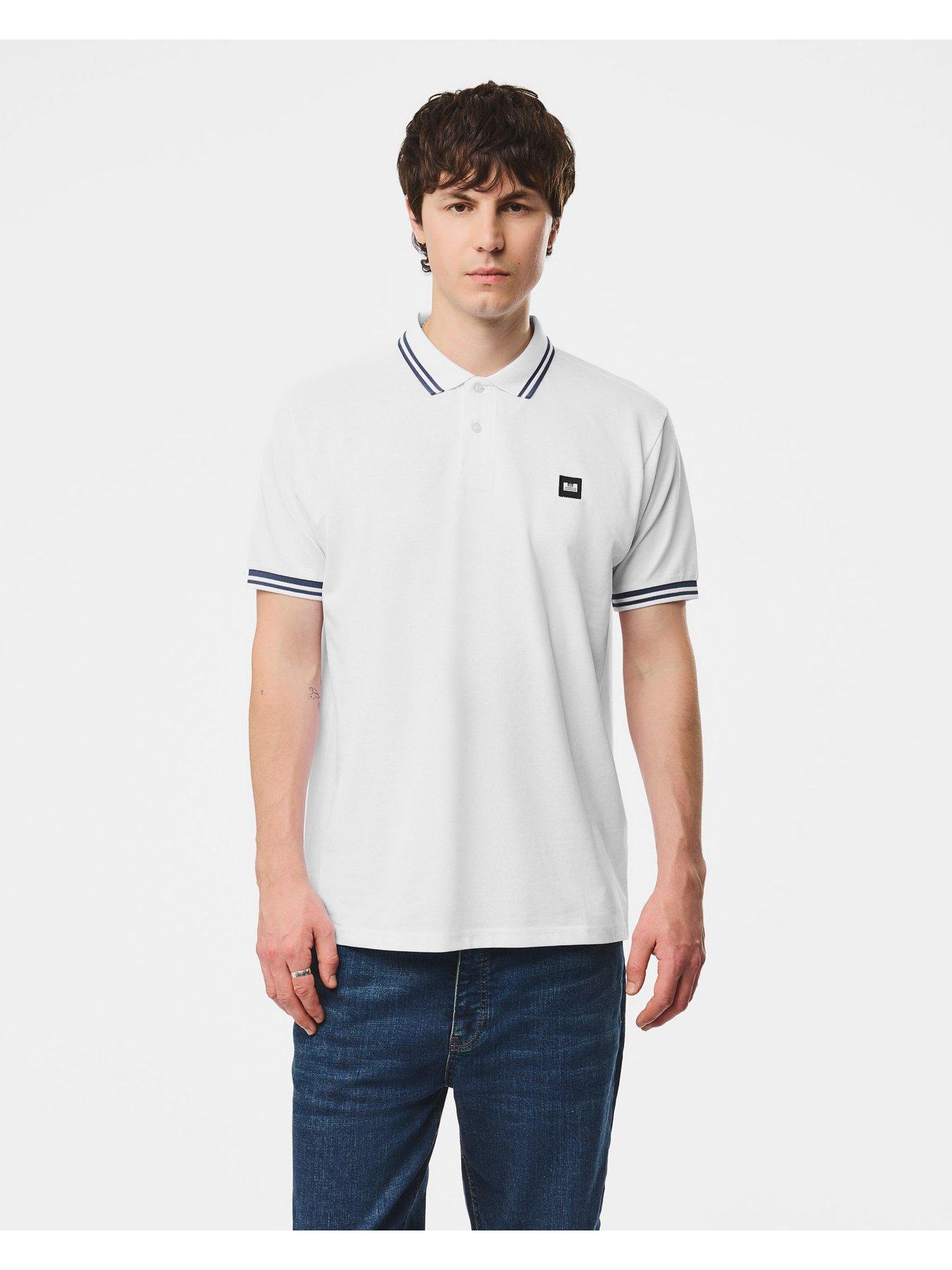 Weekend Offender Levanto Short Sleeve Polo Shirt - White