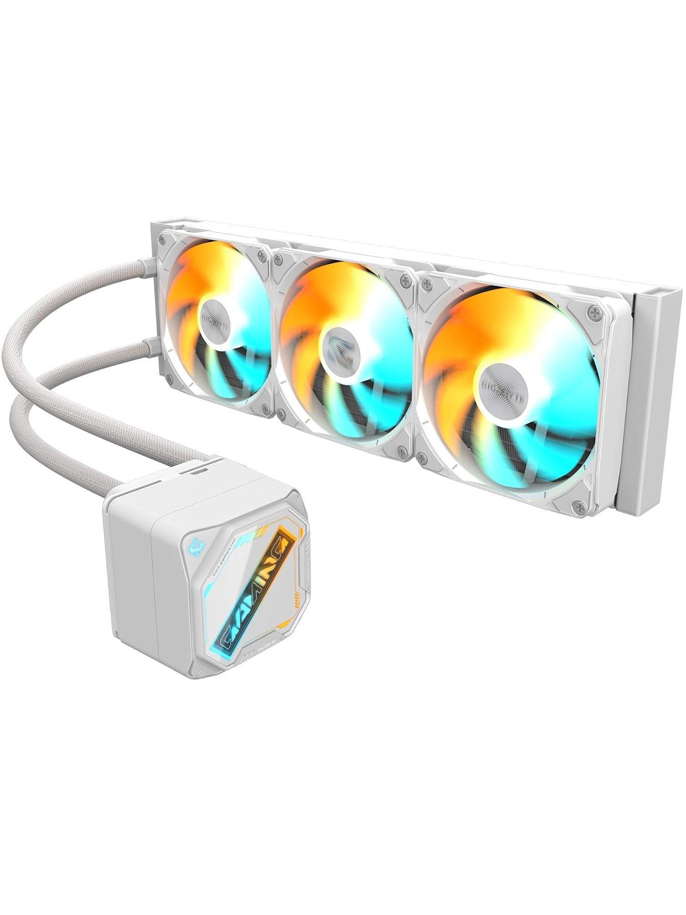 Image 6 of 7 of GIGABYTE GP-UD850GM PG5 ICE 80 Plus Gold 850W Modular Power Supply with GP-GIGABYTE GME 360 ICE Liquid Cooler - White