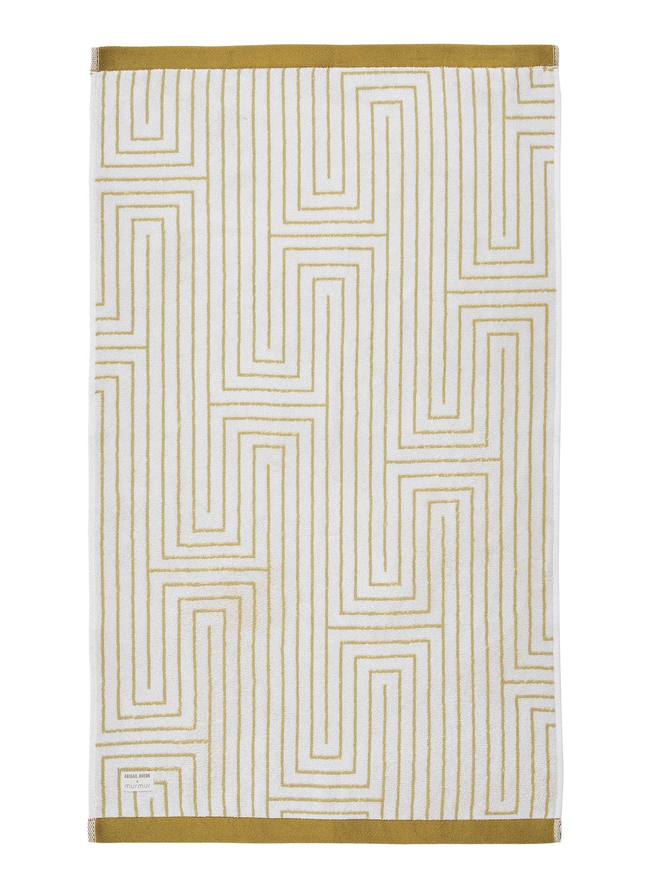 Image 1 of 2 of Abigail Ahern Pia Towel Collection Warm Ochre