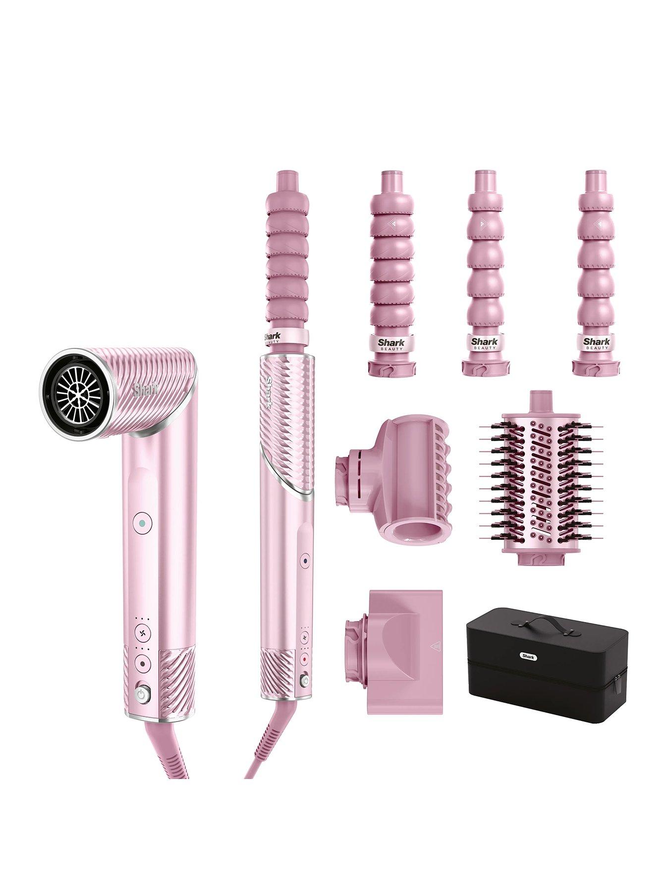 Image 1 of 7 of Shark FlexStyle IonCurl Ion Air Drying, Curling and Styling System - Pink HD850UKPK